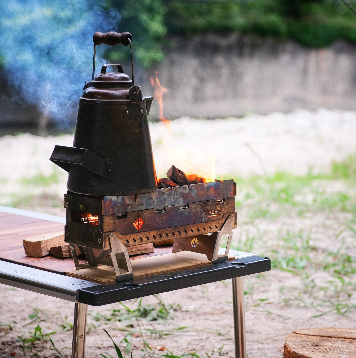 [UNICONN-S GRILL/FIRE PIT] SET