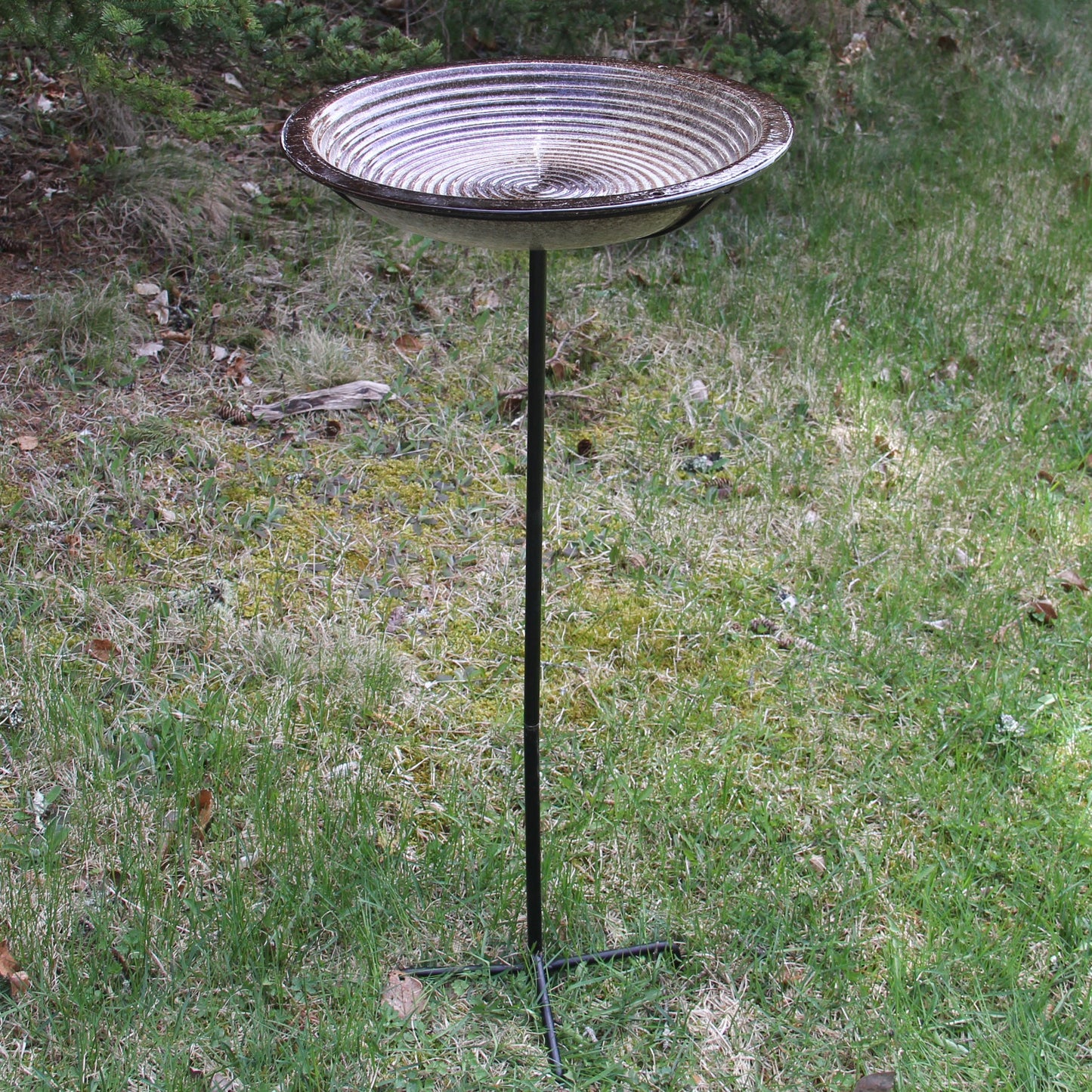 Circles Bird Bath, Post Style