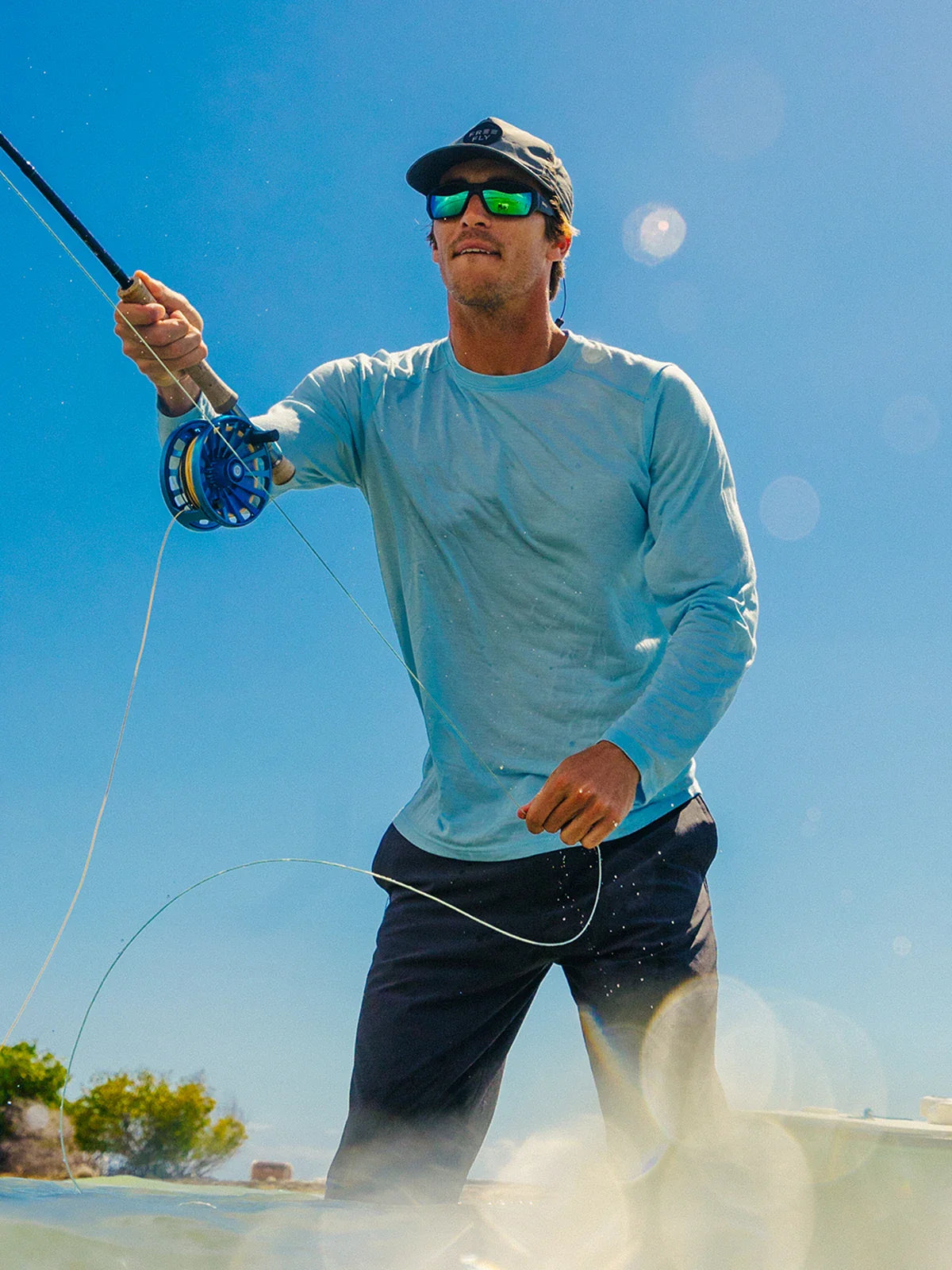 Men's Bamboo Lightweight Long Sleeve - Glacier