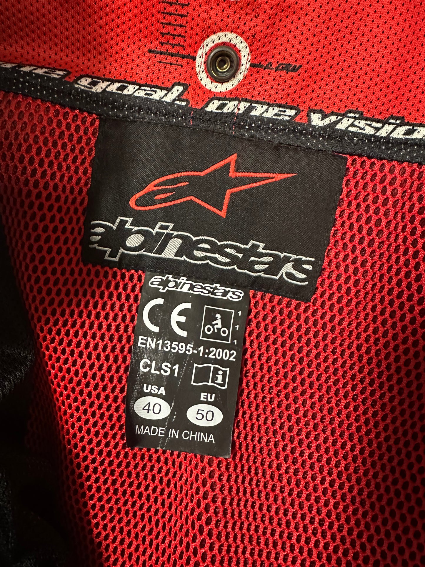 Alpinestars Leather One Piece Suit Size 40 (Item #16)