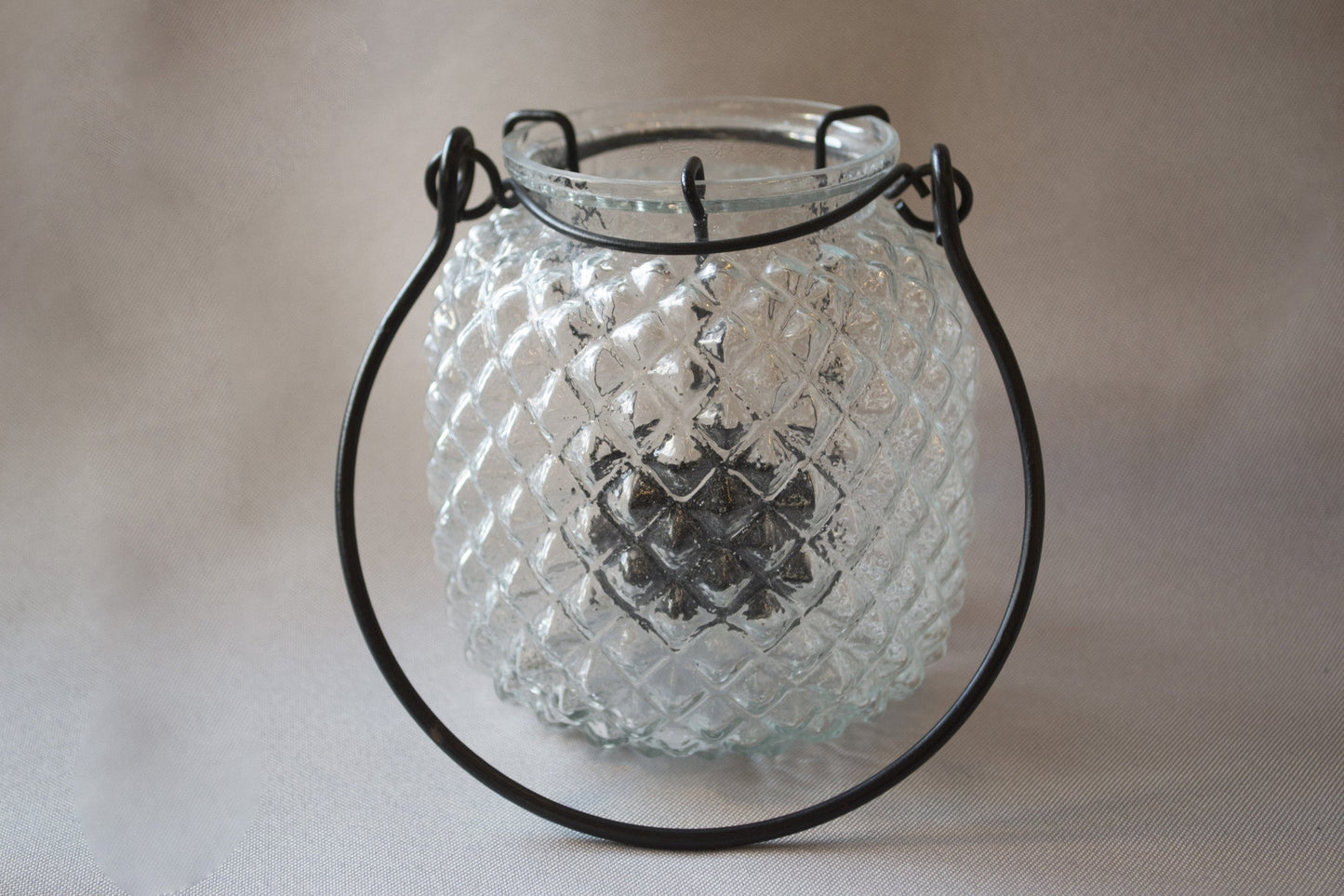 Textured Glass Tea-Light Lantern RENTAL