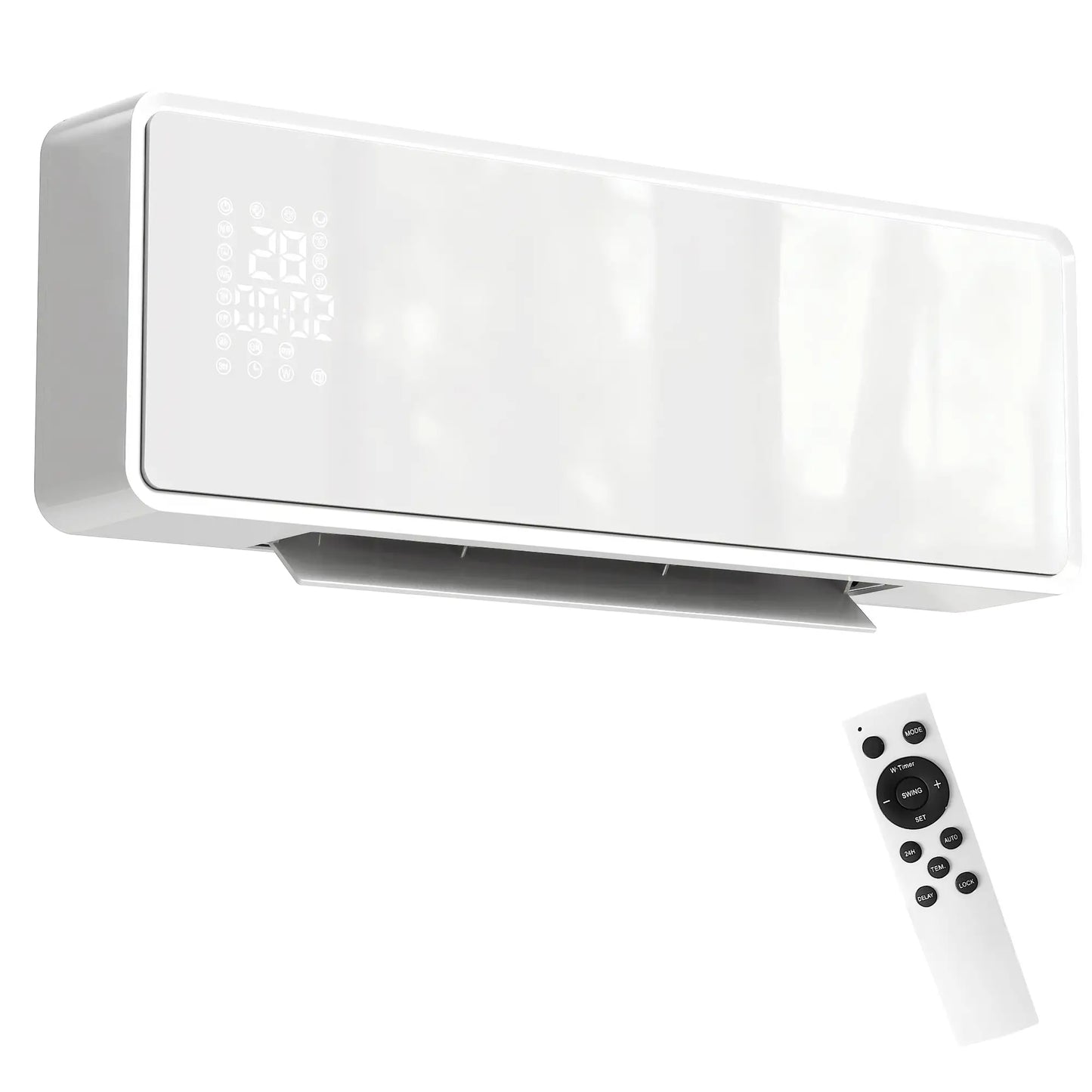 HOMCOM 2kW Ceramic Electric Heater