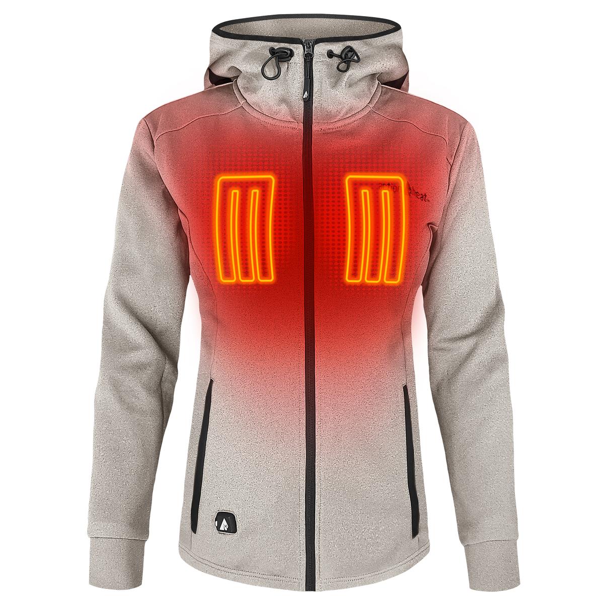 ActionHeat 5V Women's Slim Fit Battery Heated Hoodie