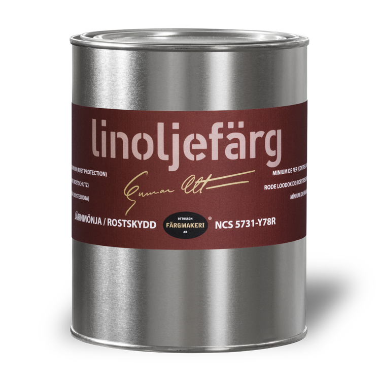 Swedish Linseed Oil Paint - For Rust Protection