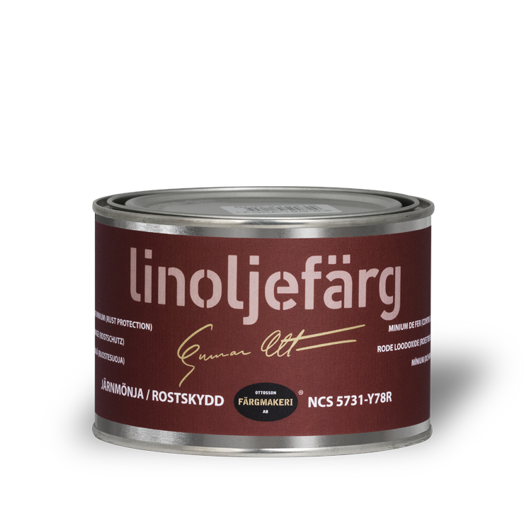Swedish Linseed Oil Paint - For Rust Protection
