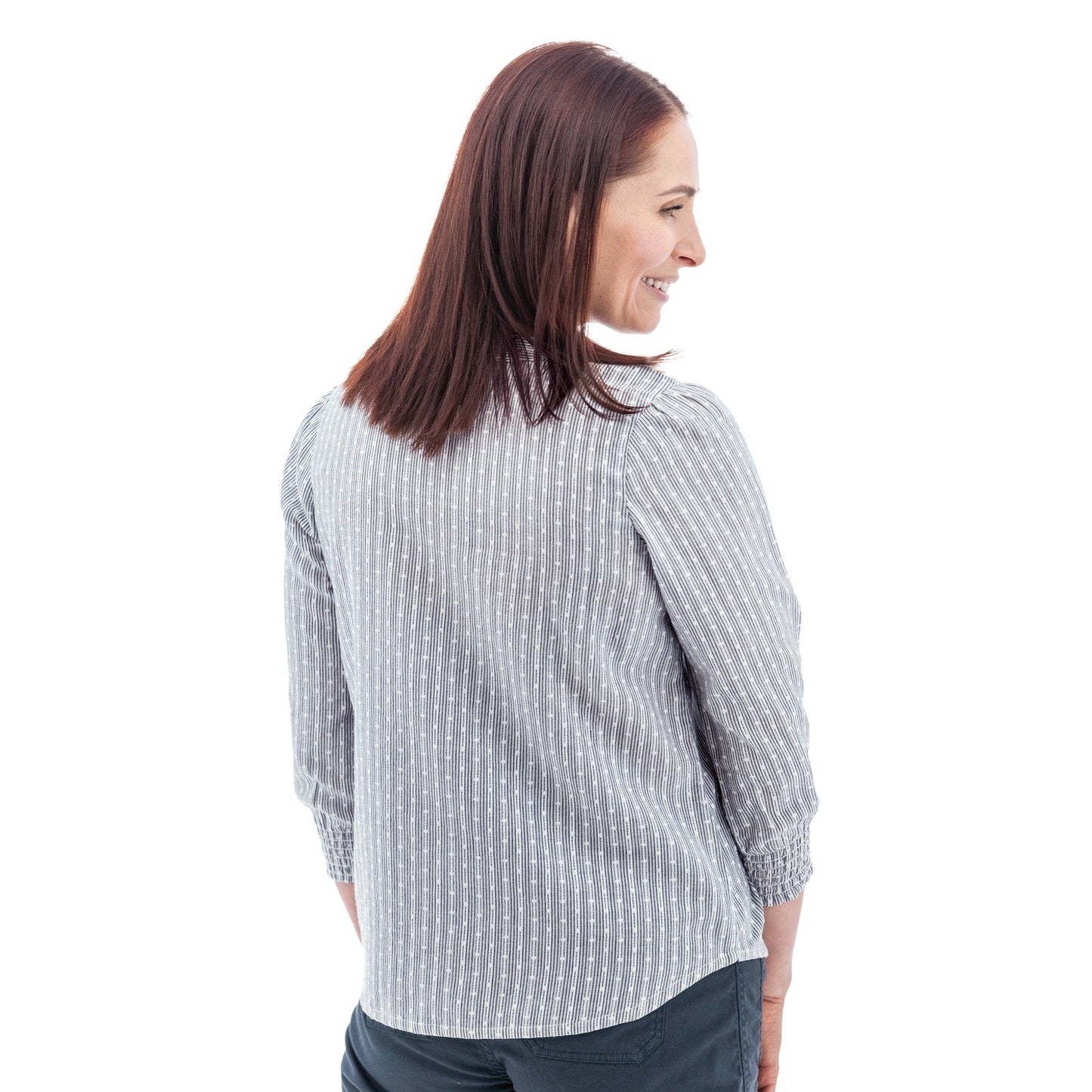 Anna Smocked Sleeve Blouse - J28752