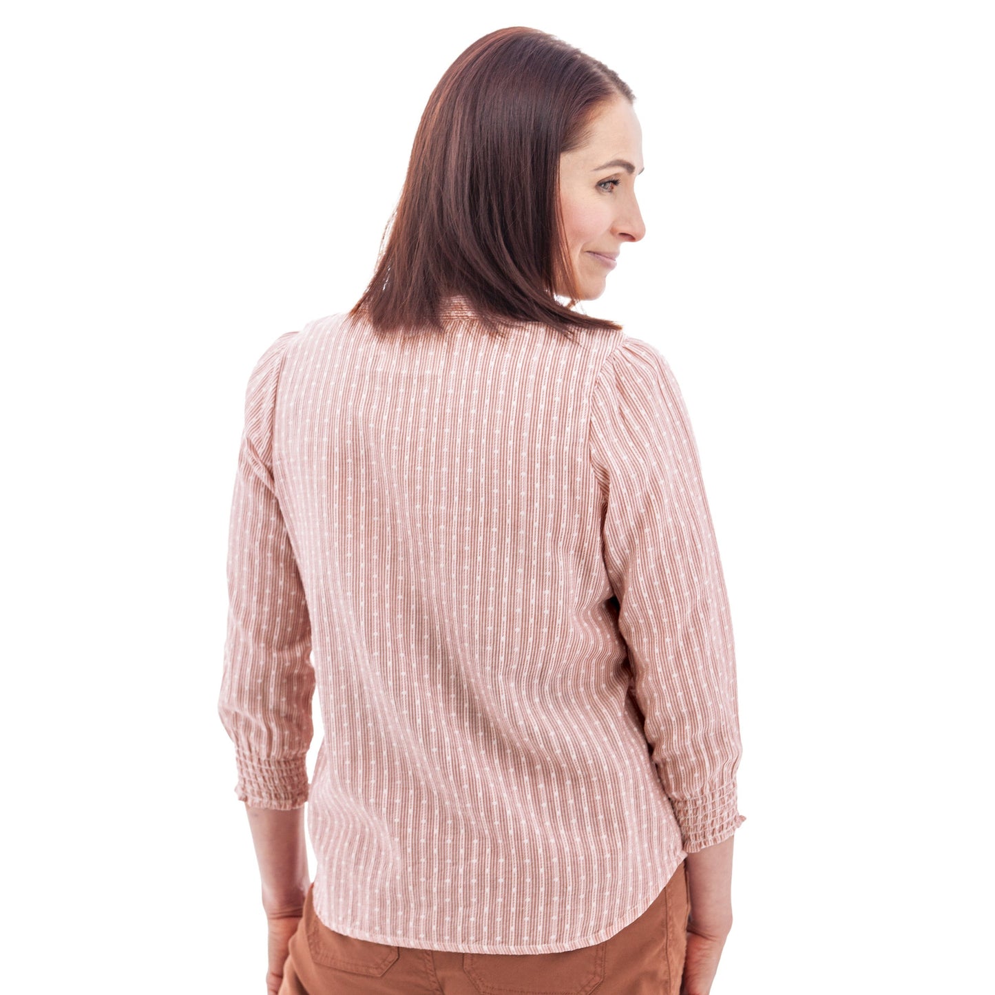 Anna Smocked Sleeve Blouse - J28752