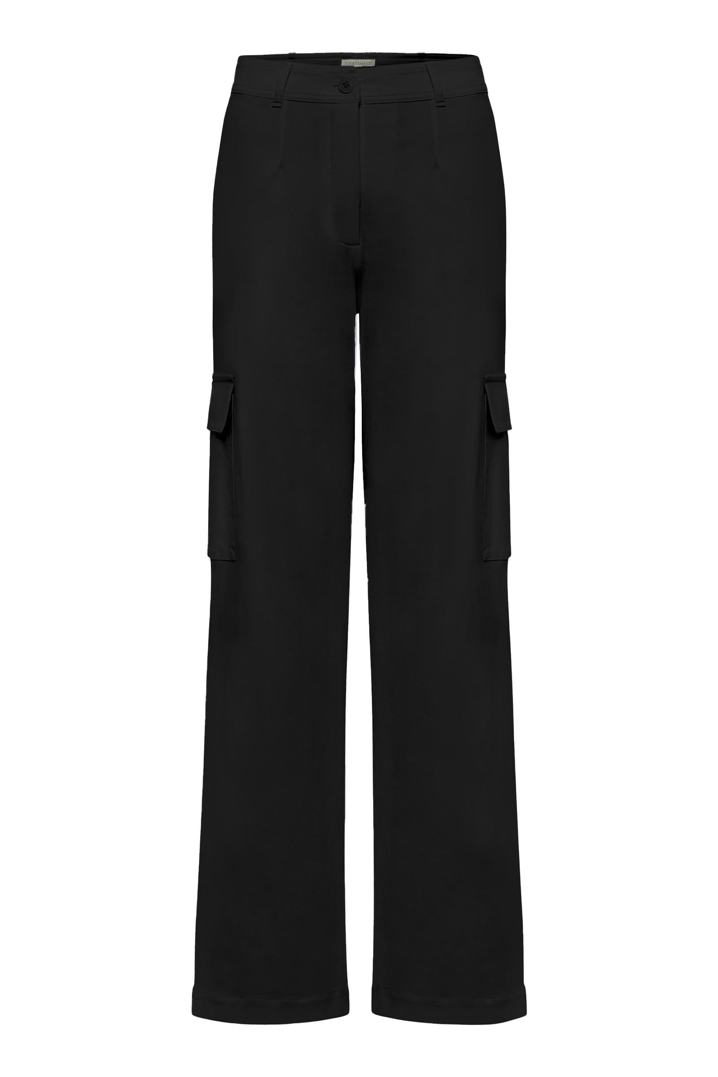 Julia Wide Leg Cargo Pant Black