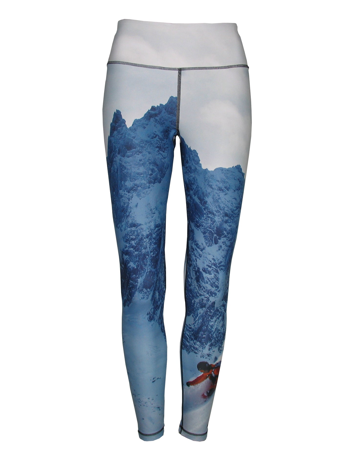 Jagged Edge 2 Mountain Print Patterned All Sport Leggings