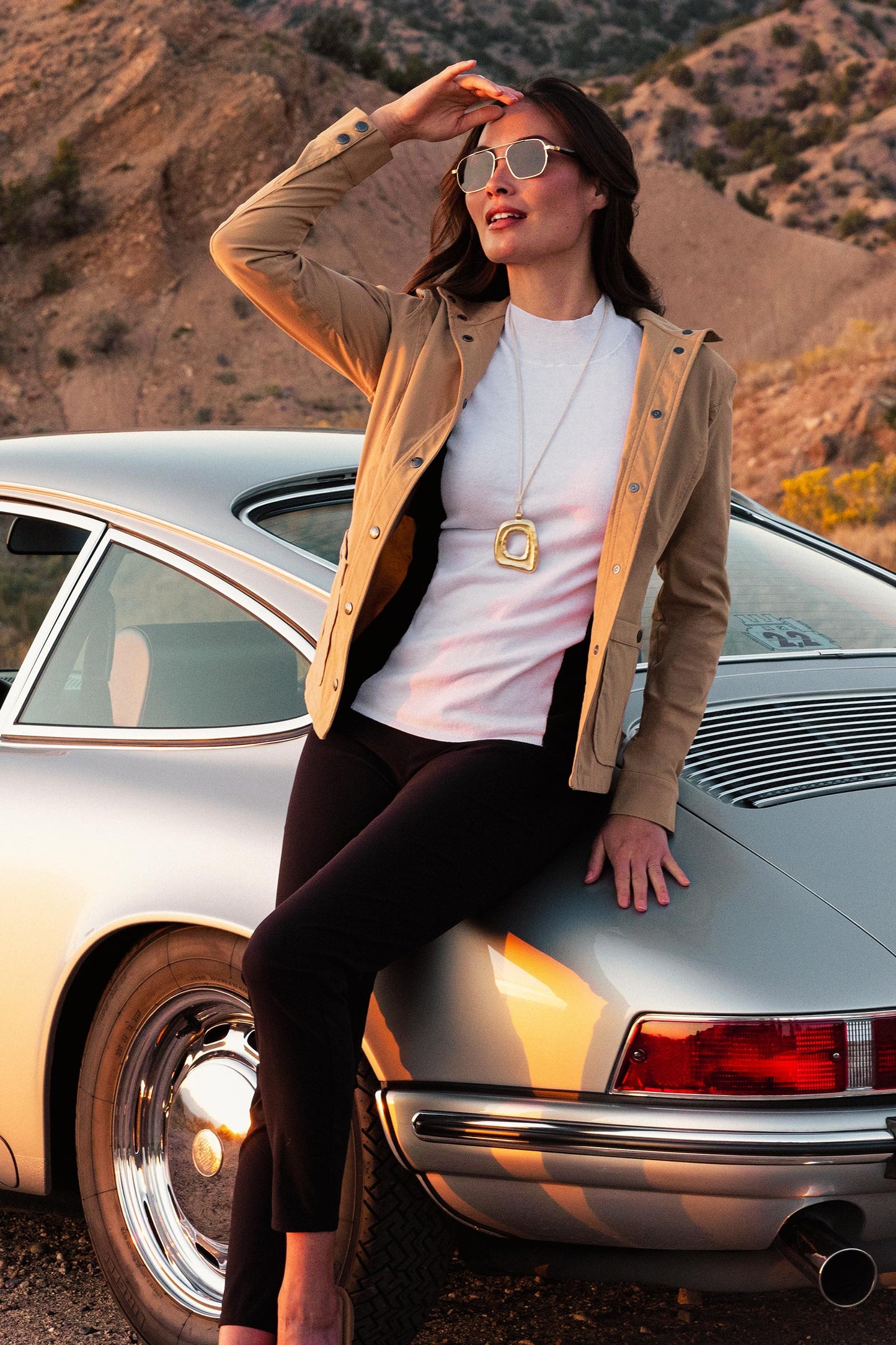 Jane Stretch Snap Front Jacket