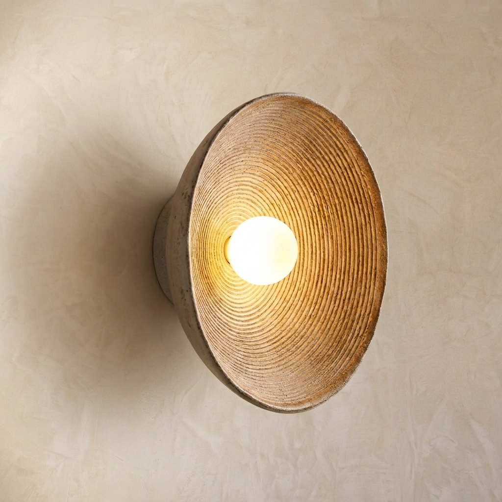 Wall Light Decorative Bowl Design Ambient Indoor Wall Fixture