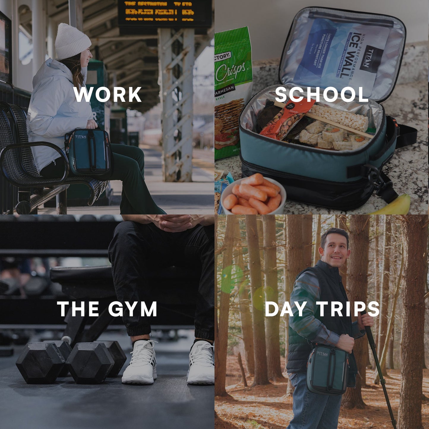 Fridge Cold Expandable Lunch Bag