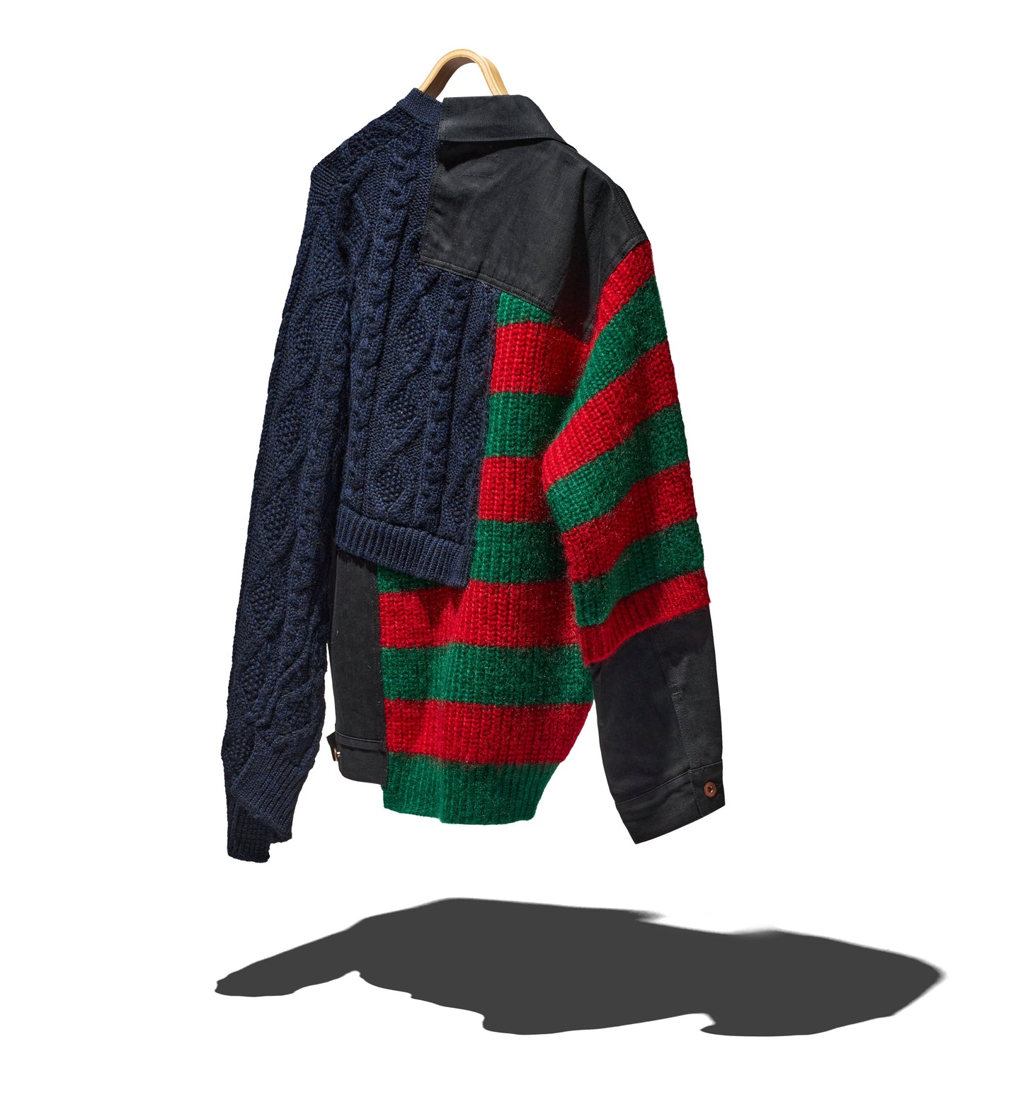 Mix fabric jacket (M20)