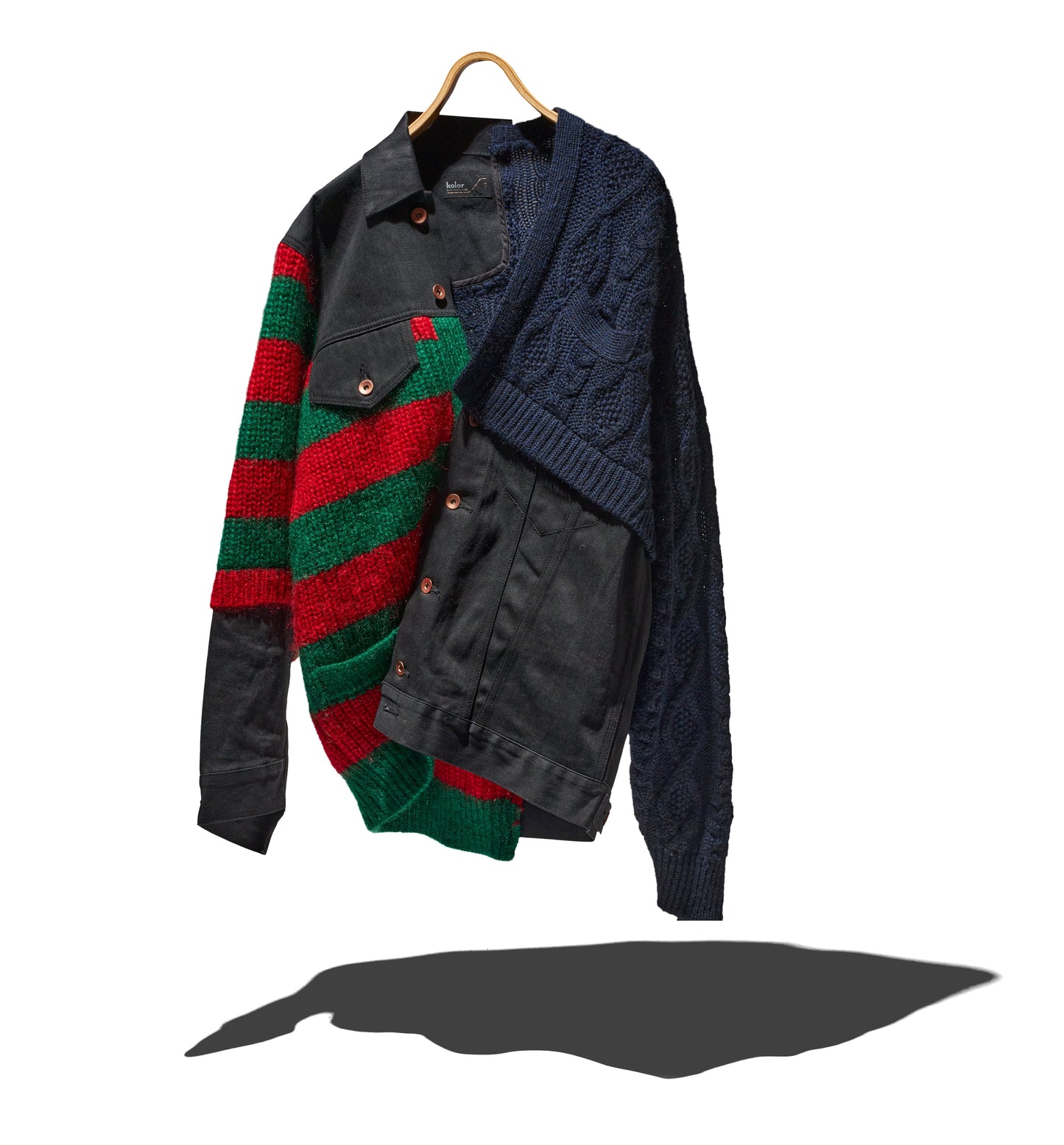 Mix fabric jacket (M20)