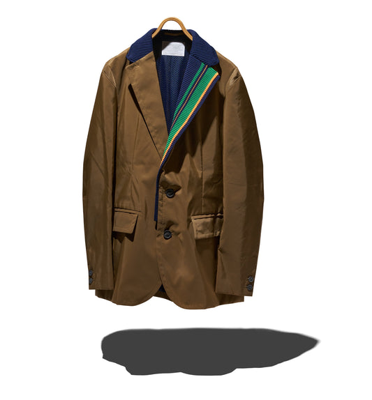 Mix fabric Blazer (M7)