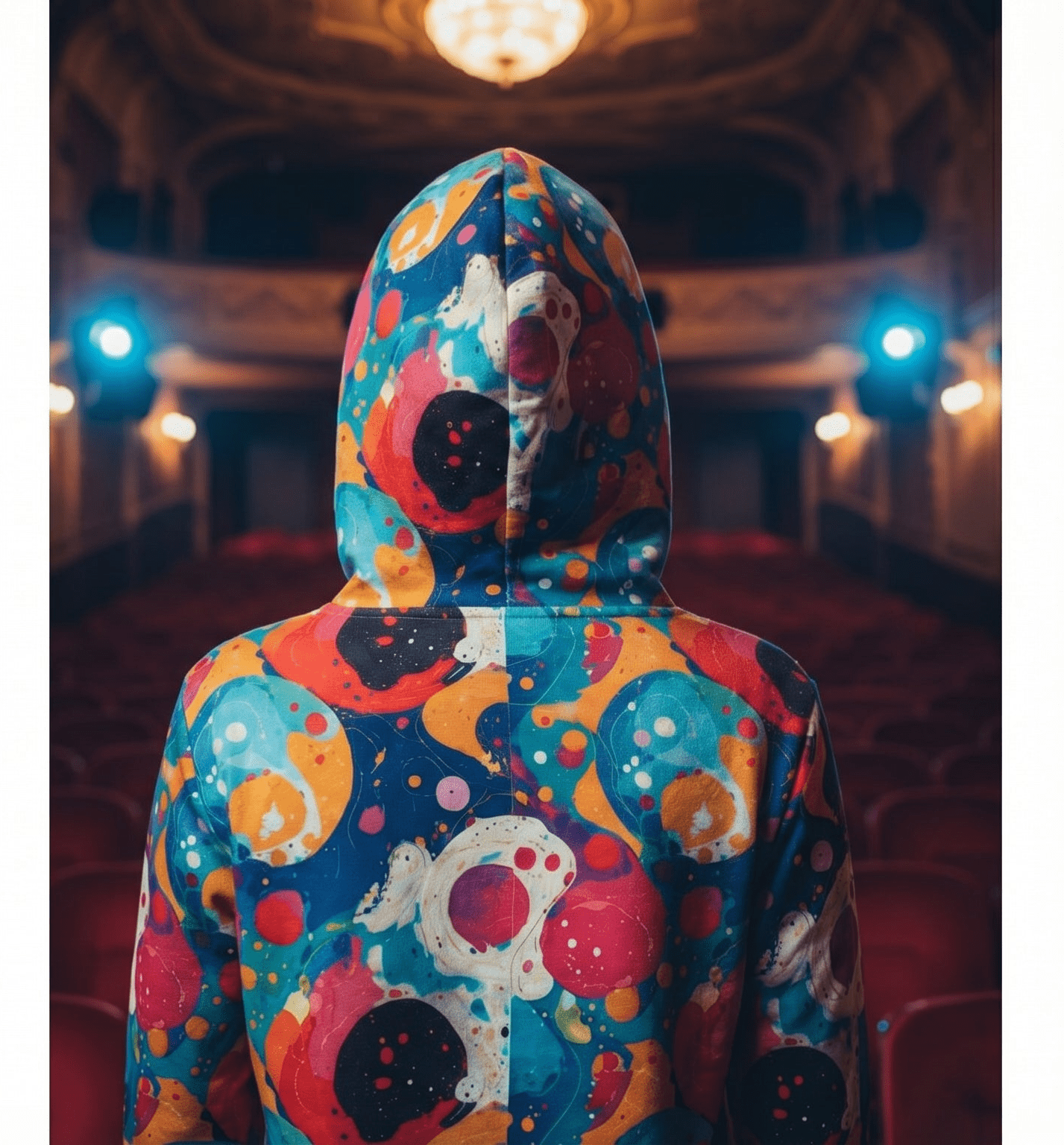 Seven Tails Moon Nature's Collage AOP Hoodie – Vibrant Patchwork Streetwear