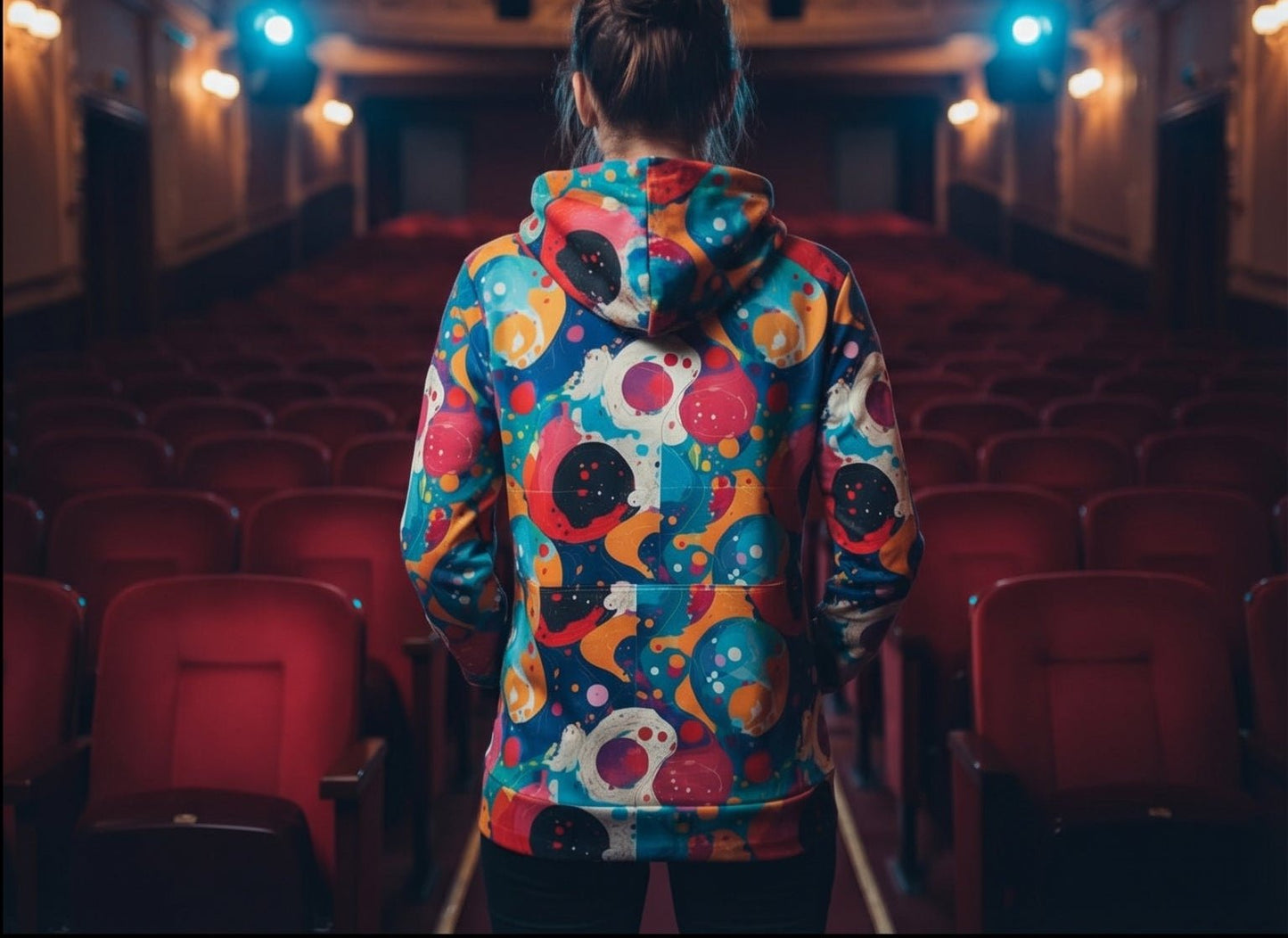 Seven Tails Moon Nature's Collage AOP Hoodie – Vibrant Patchwork Streetwear