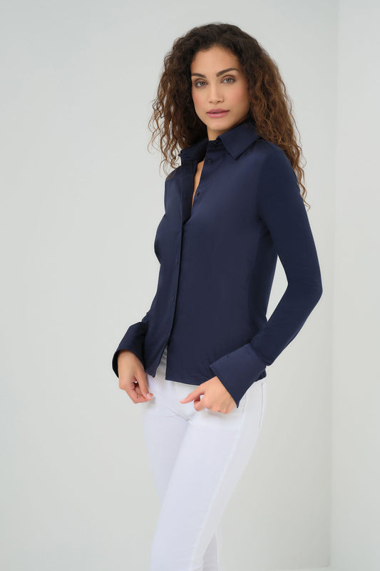 Alida Button Down Poplin Shirt