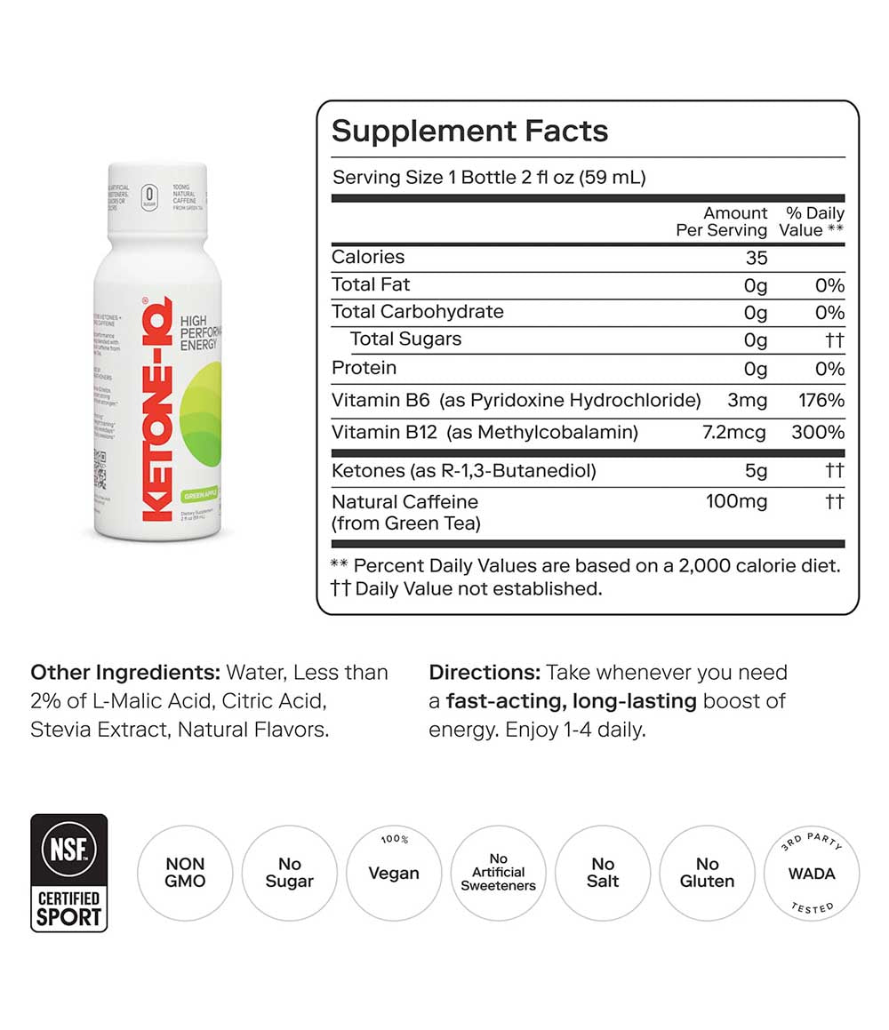 Ketone-IQ Caffeine Shot