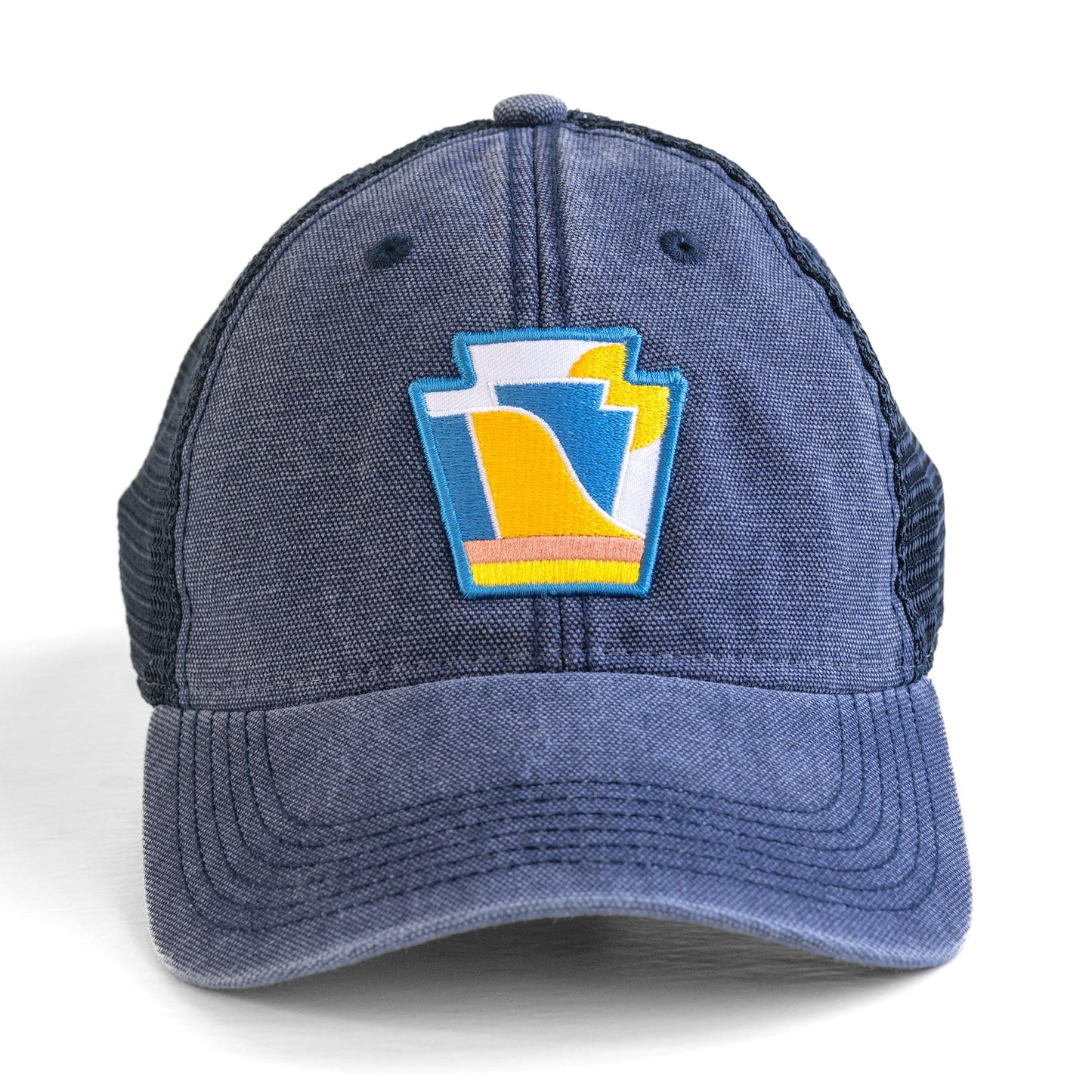 The Keystone: Pennsylvania Hat | Low-Profile Snapback Trucker Keystone Patch Hat