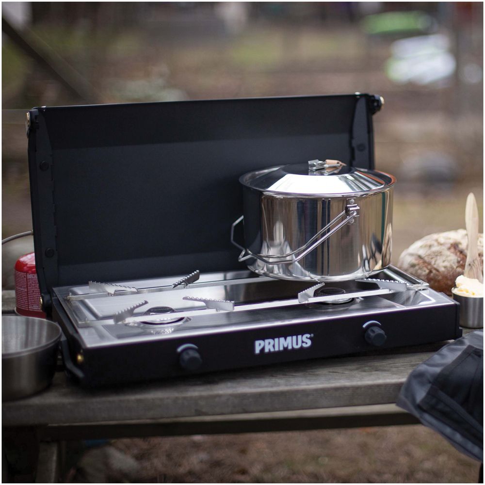 Kinjia - 2 Burner Propane or Butane Camp Stove
