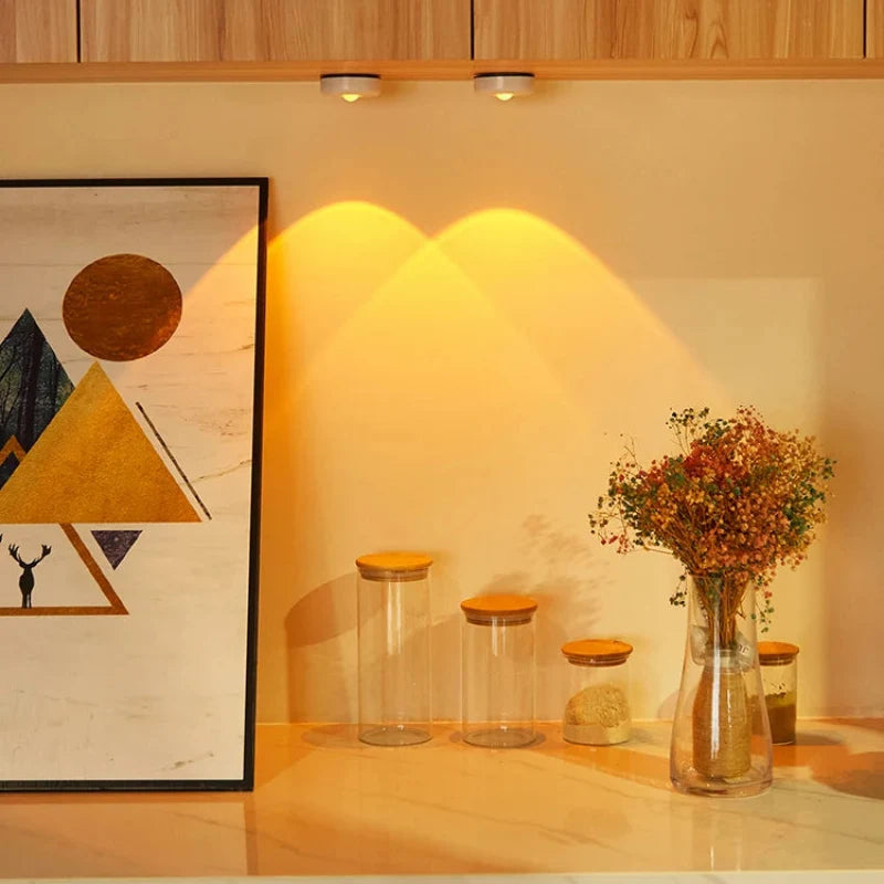 LED Cabinet Light, Battery Powered, Push On Off Switch, Dimmable