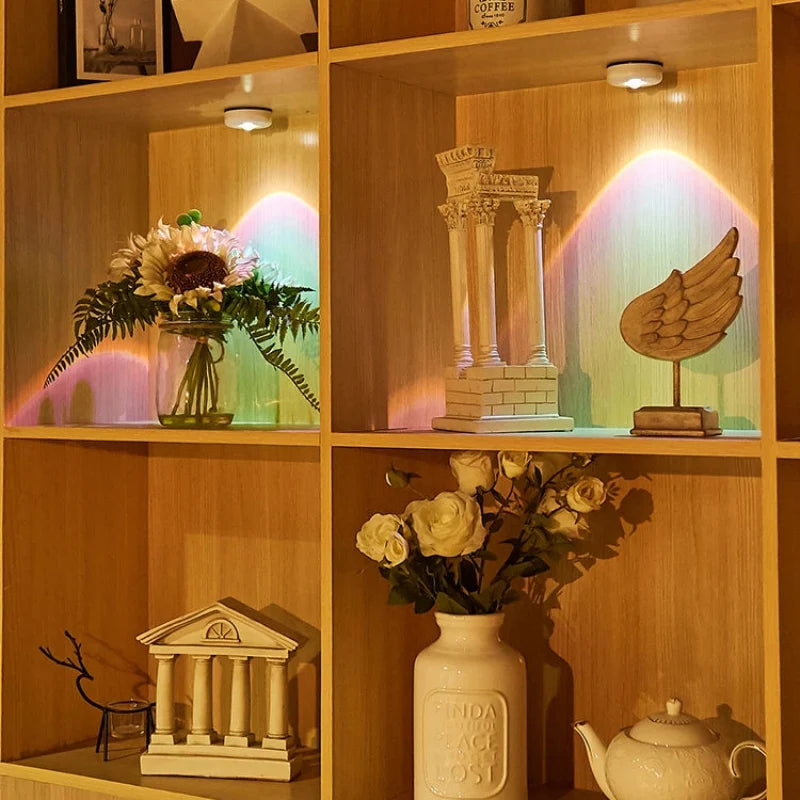 LED Cabinet Light, Battery Powered, Push On Off Switch, Dimmable