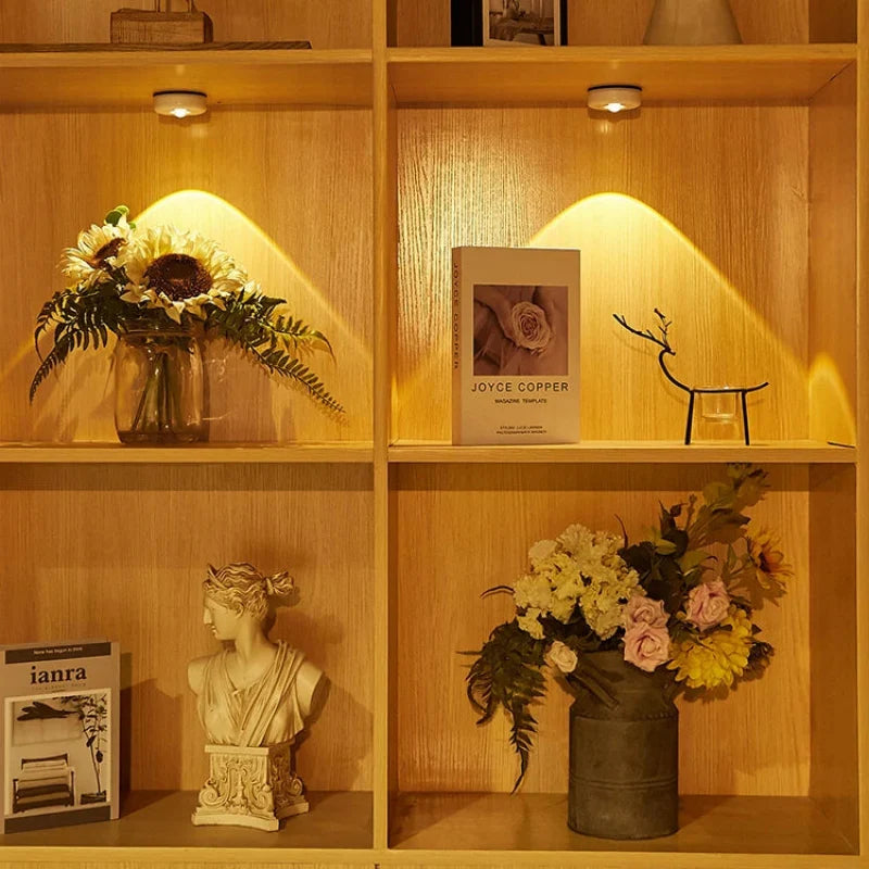 LED Cabinet Light, Battery Powered, Push On Off Switch, Dimmable
