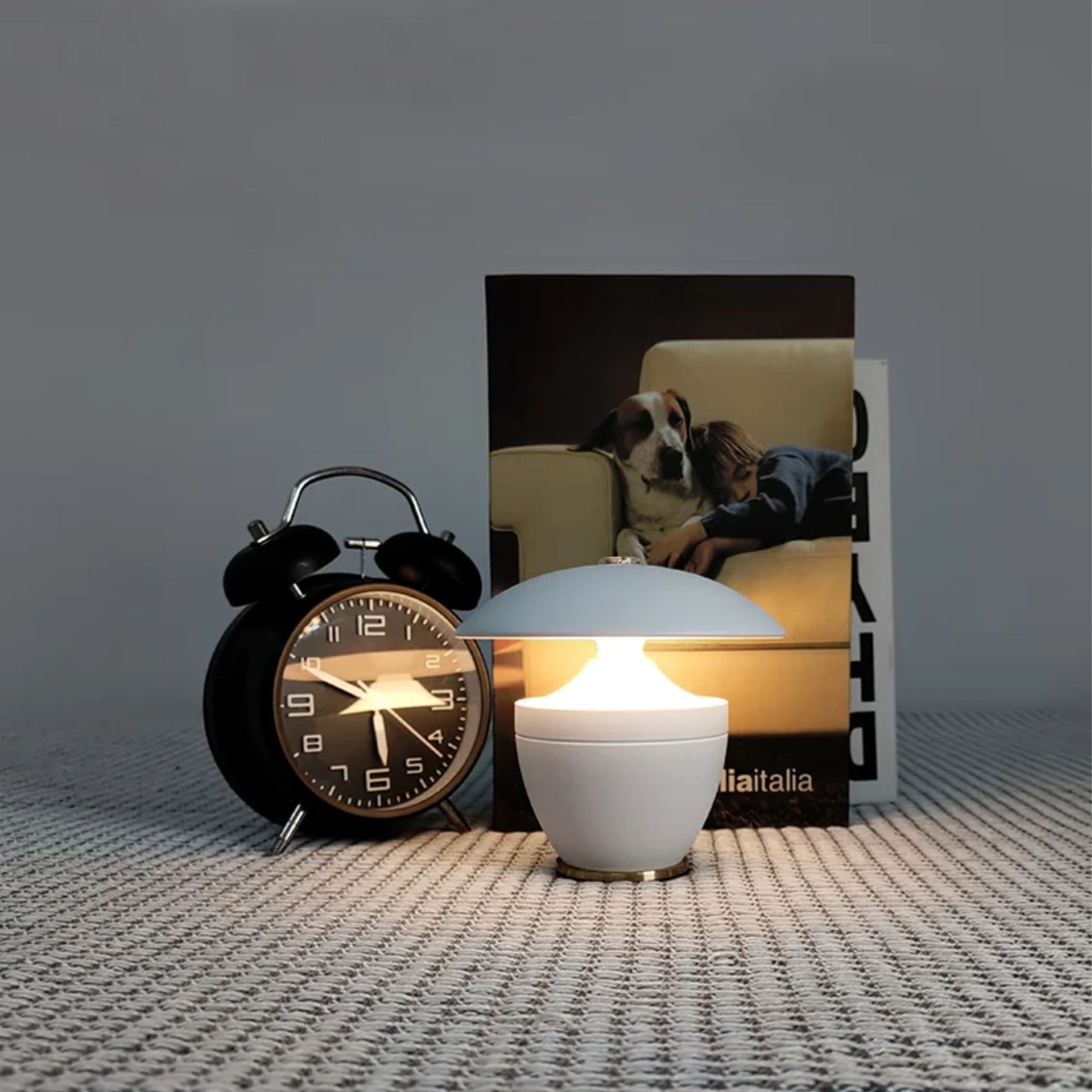 LED Table Lamp, Rechargeable, Stepless Dimming, Touch Switch