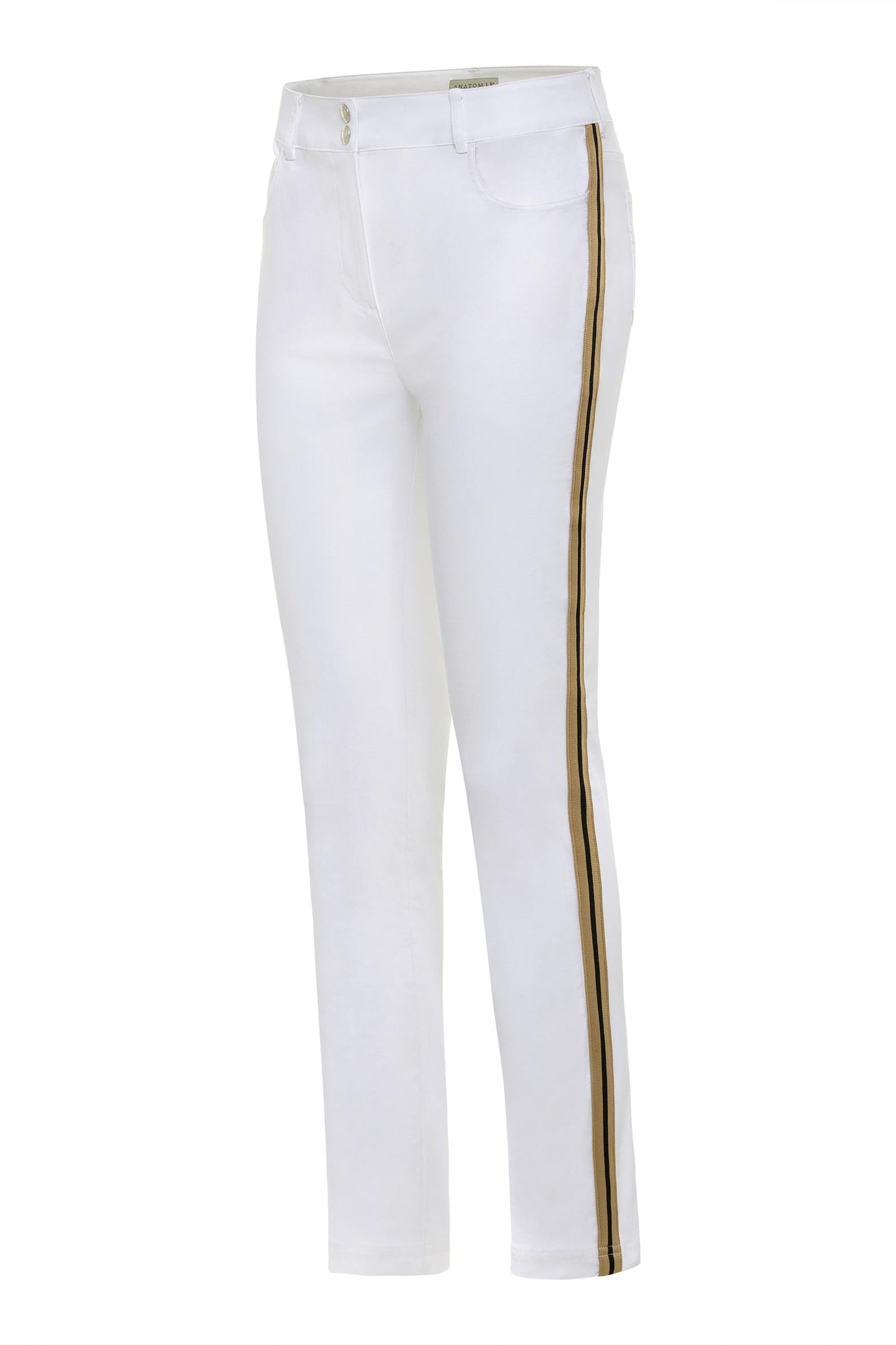 Luli Stripe Performance Cotton Skinny Pant