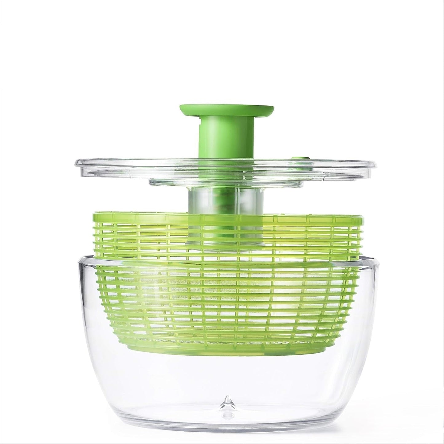 Salad Spinner Manual Pull Handle Large Capacity Dishwasher Safe
