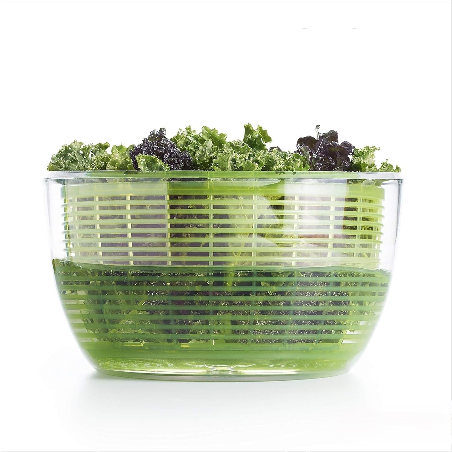 Salad Spinner Manual Pull Handle Large Capacity Dishwasher Safe