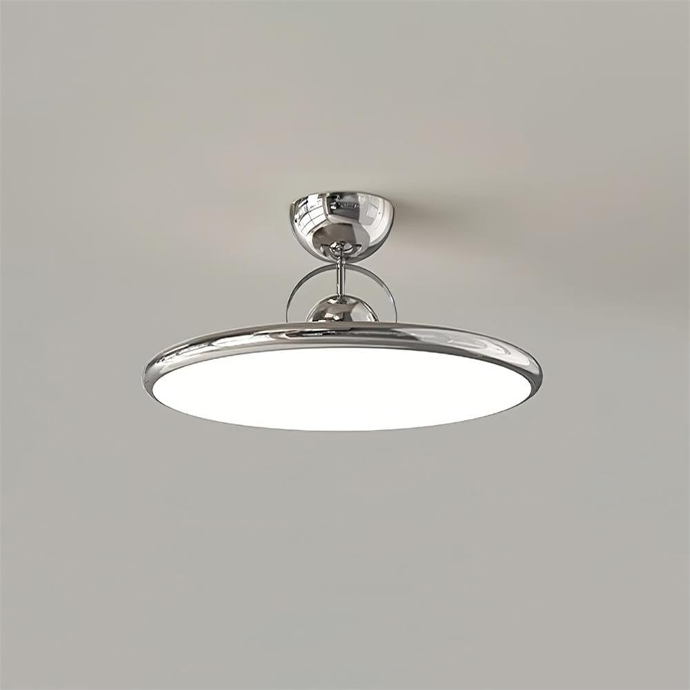 Floating Disc Ceiling Light With Offset Canopy