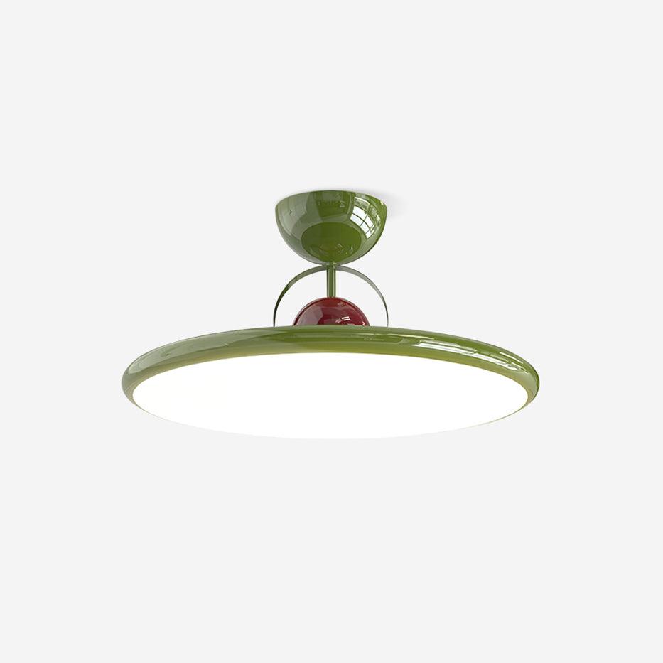 Floating Disc Ceiling Light With Offset Canopy