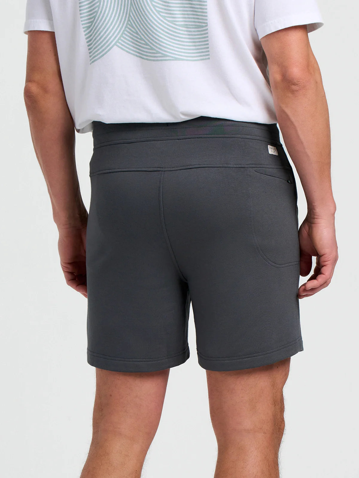 Men's Bamboo Lightweight Fleece Short - Black Sand