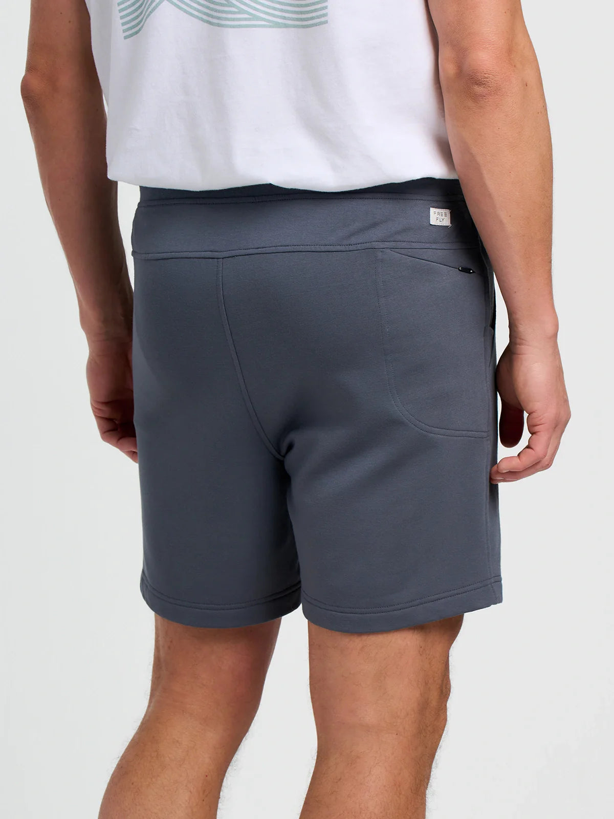 Men's Bamboo Lightweight Fleece Short - Storm Cloud