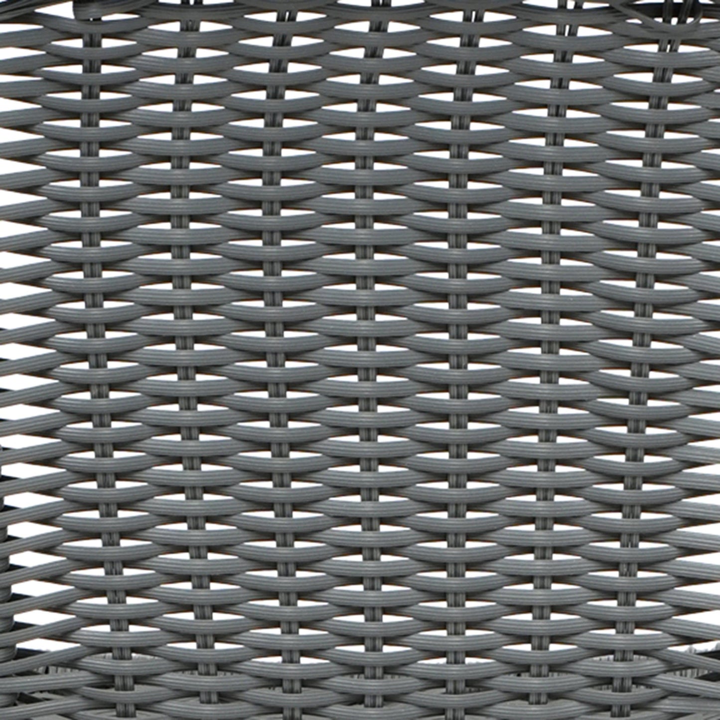 Lila Commercial Grade Indoor-Outdoor PE Rattan Restaurant Barstool with Steel Frame and Footrest