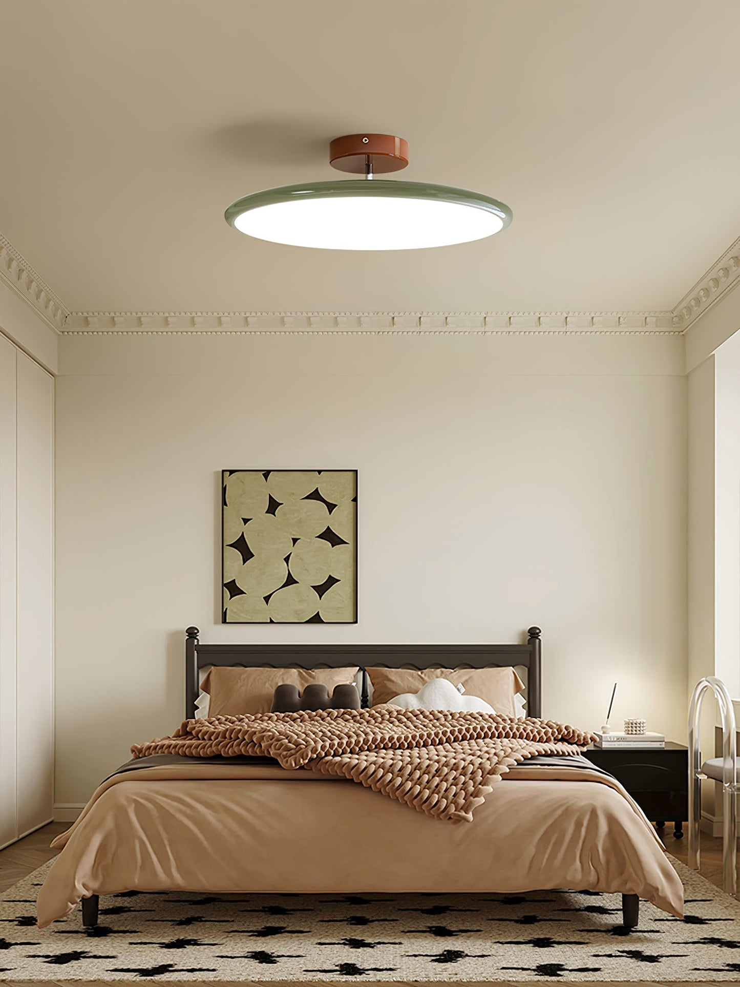 Adjustable Disc Ceiling Light With Low Profile Mount