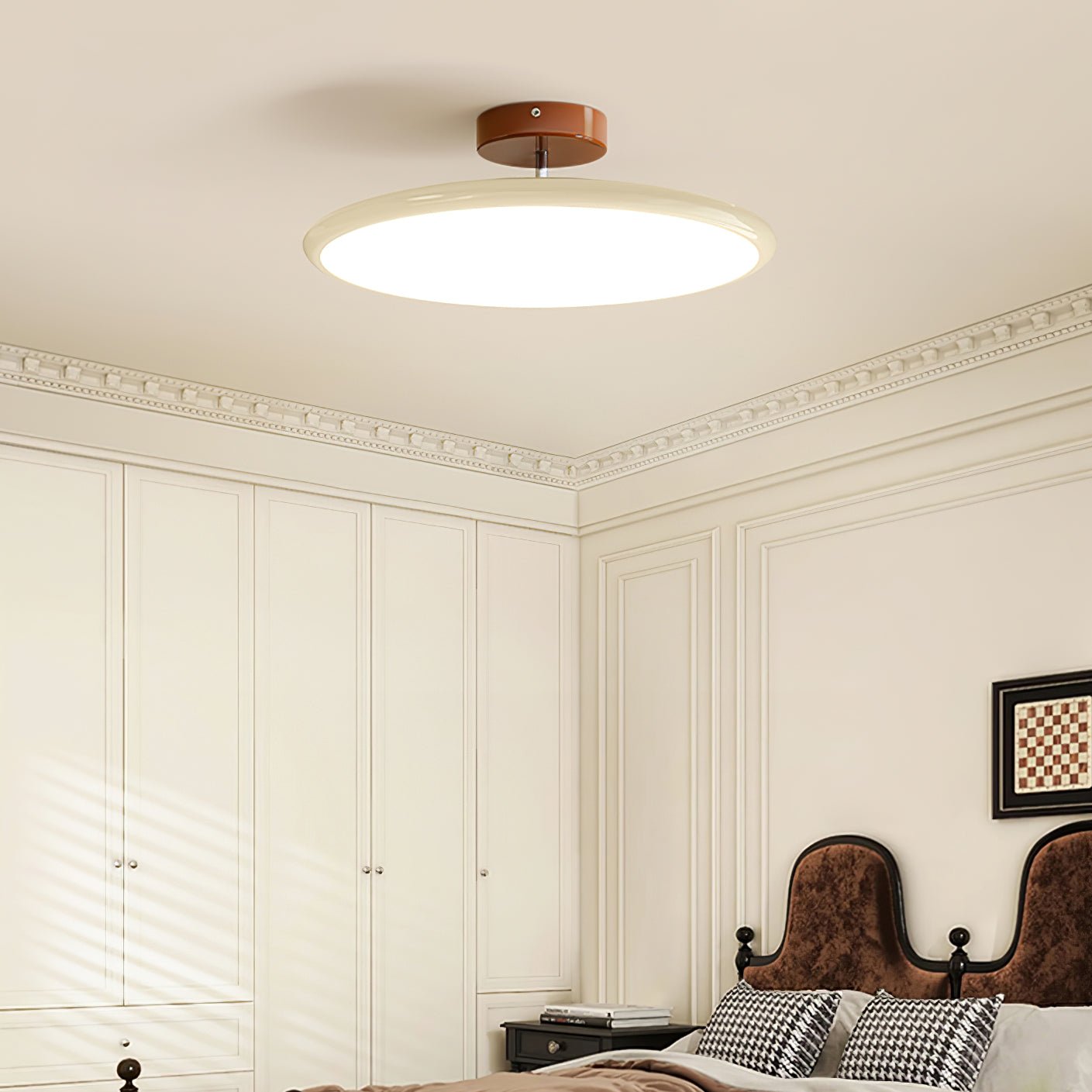 Adjustable Disc Ceiling Light With Low Profile Mount