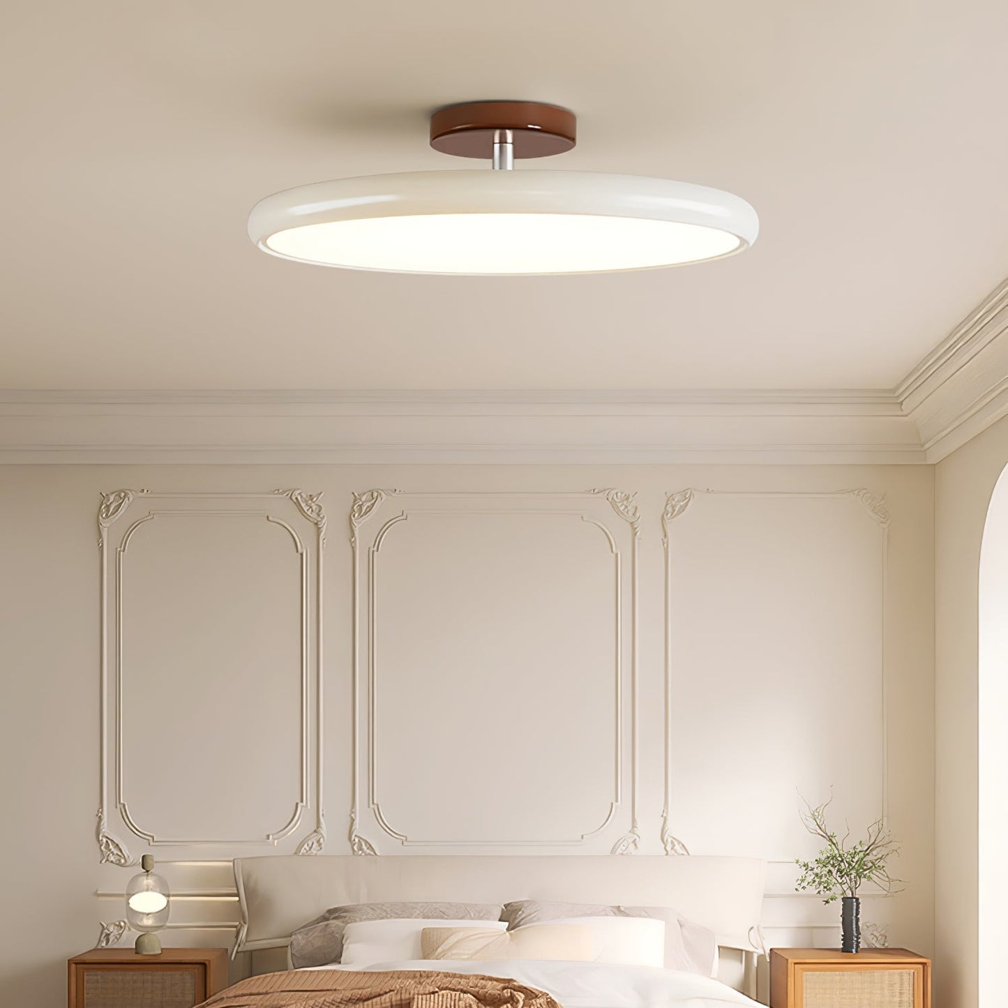 Adjustable Disc Ceiling Light With Low Profile Mount