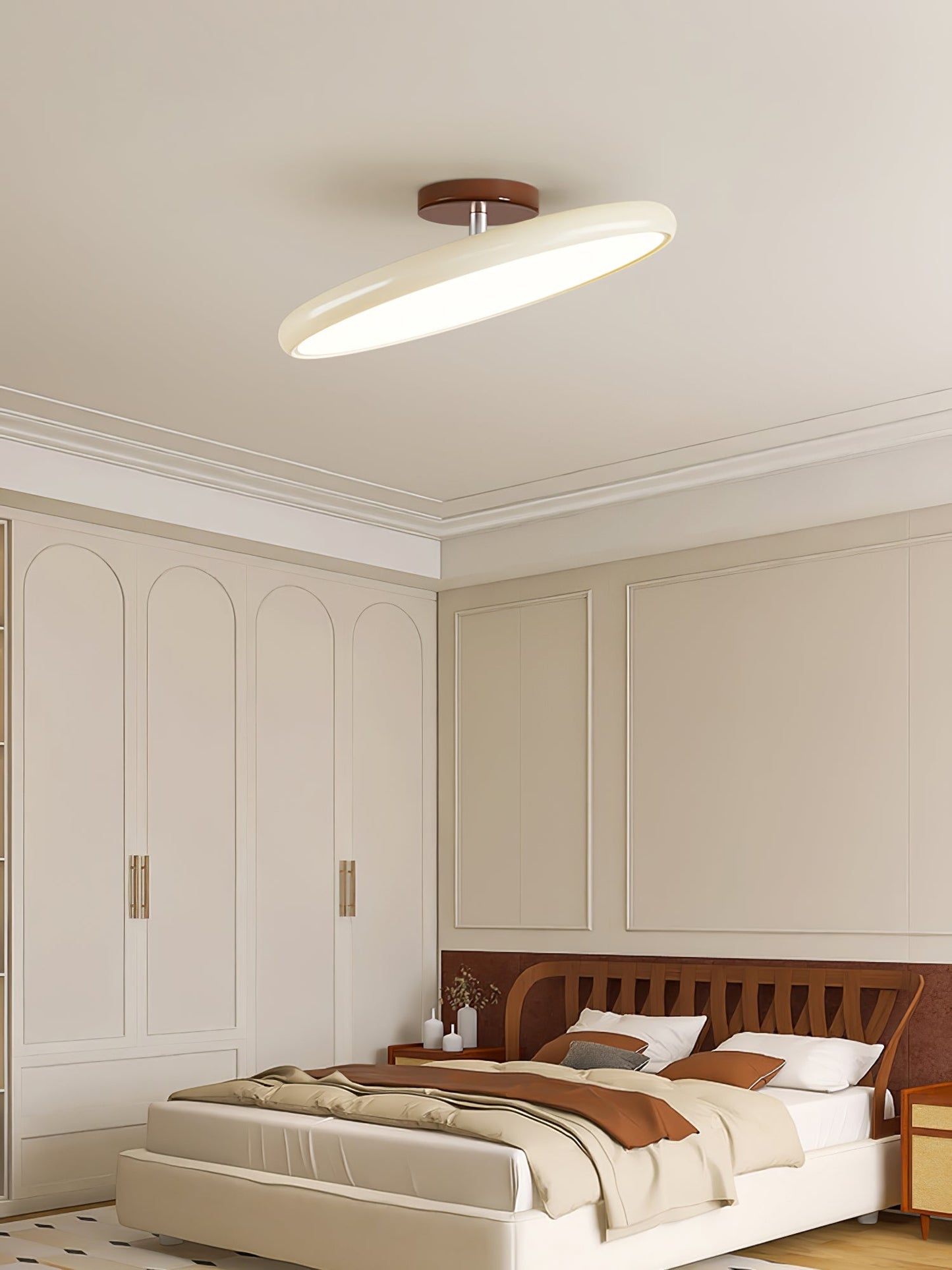 Adjustable Disc Ceiling Light With Low Profile Mount