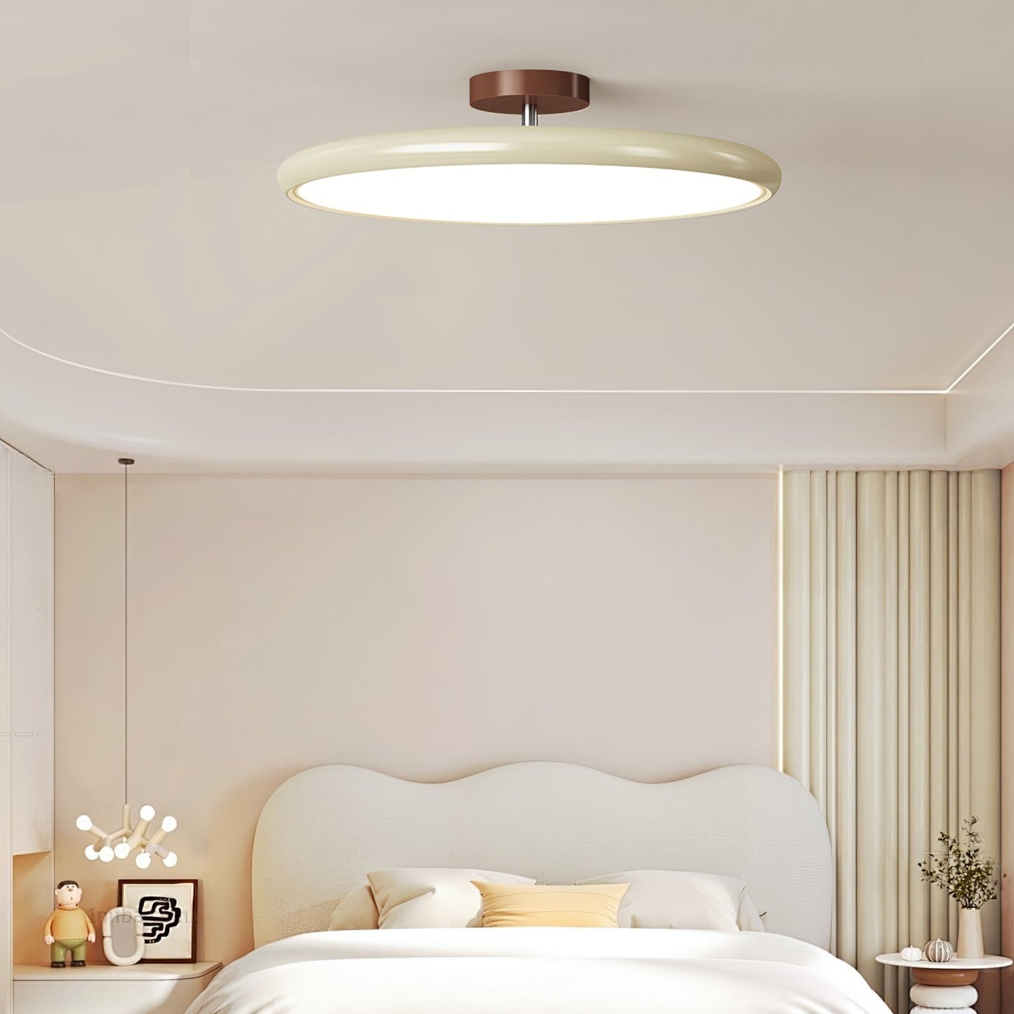 Adjustable Disc Ceiling Light With Low Profile Mount