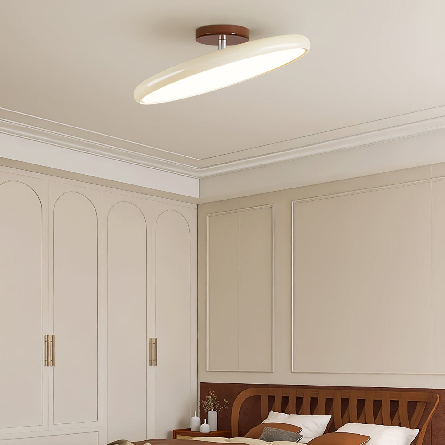 Adjustable Disc Ceiling Light With Low Profile Mount