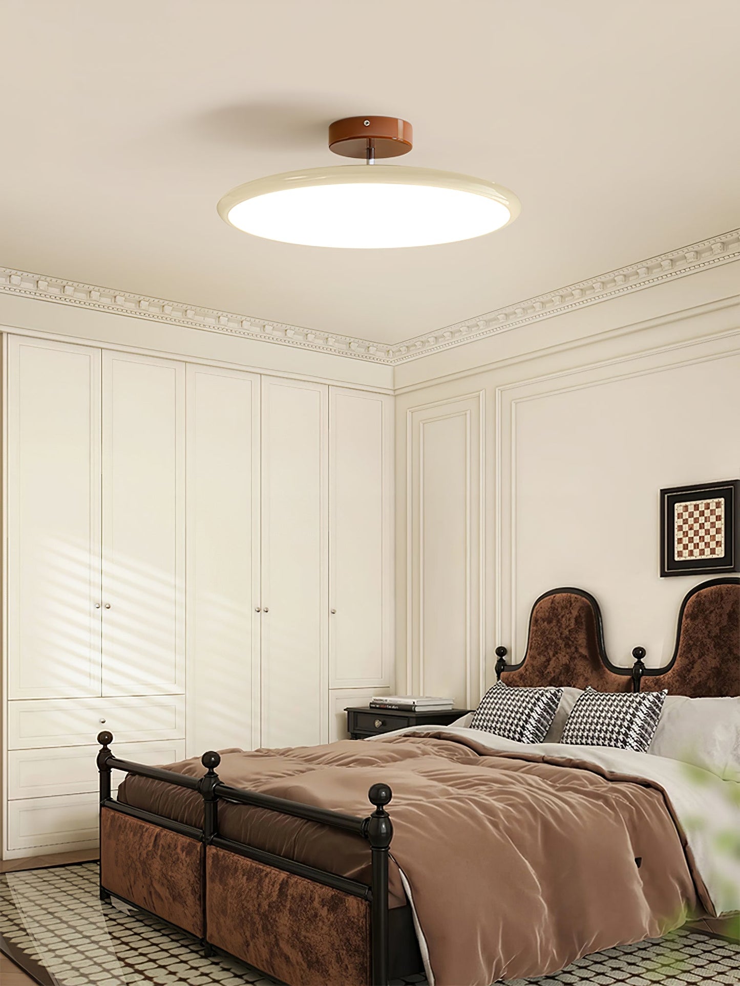 Adjustable Disc Ceiling Light With Low Profile Mount