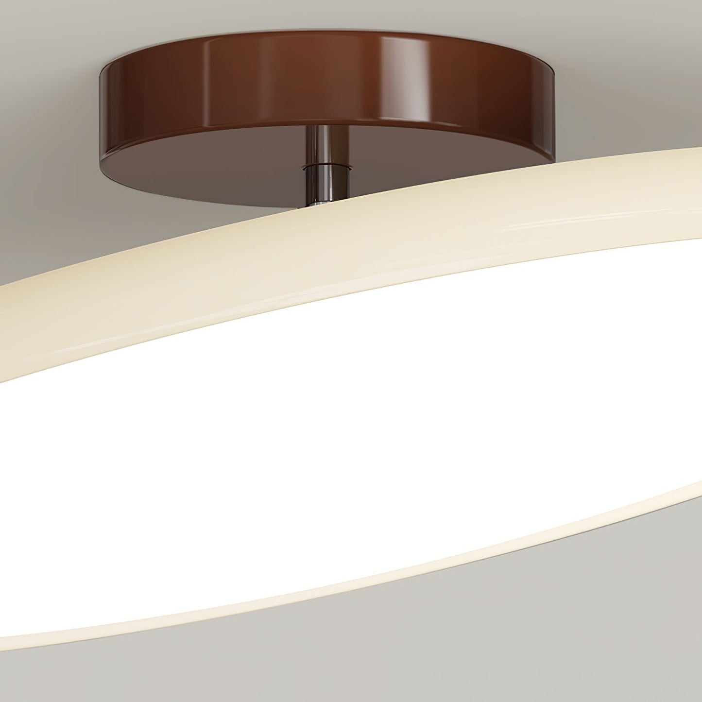 Adjustable Disc Ceiling Light With Low Profile Mount