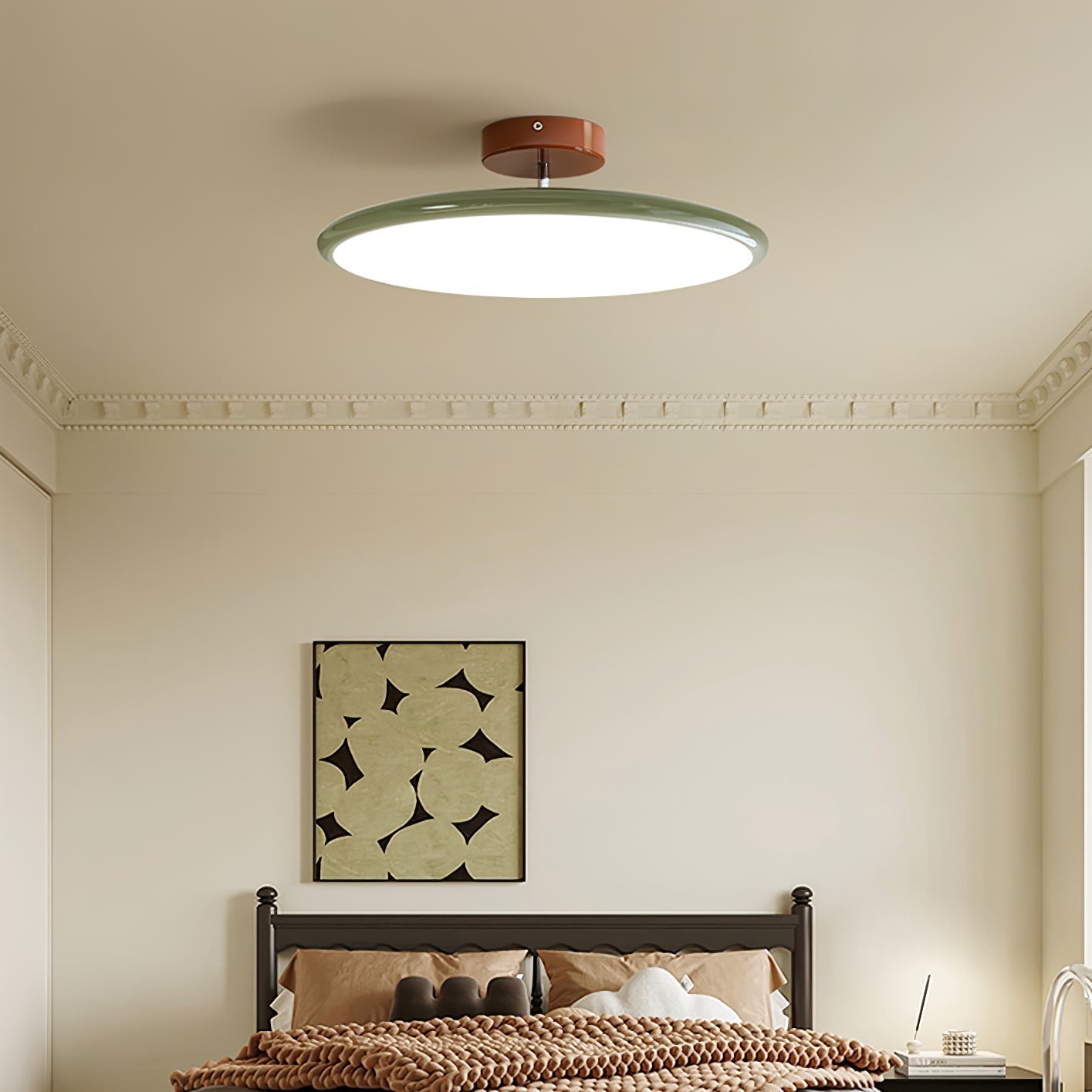 Adjustable Disc Ceiling Light With Low Profile Mount