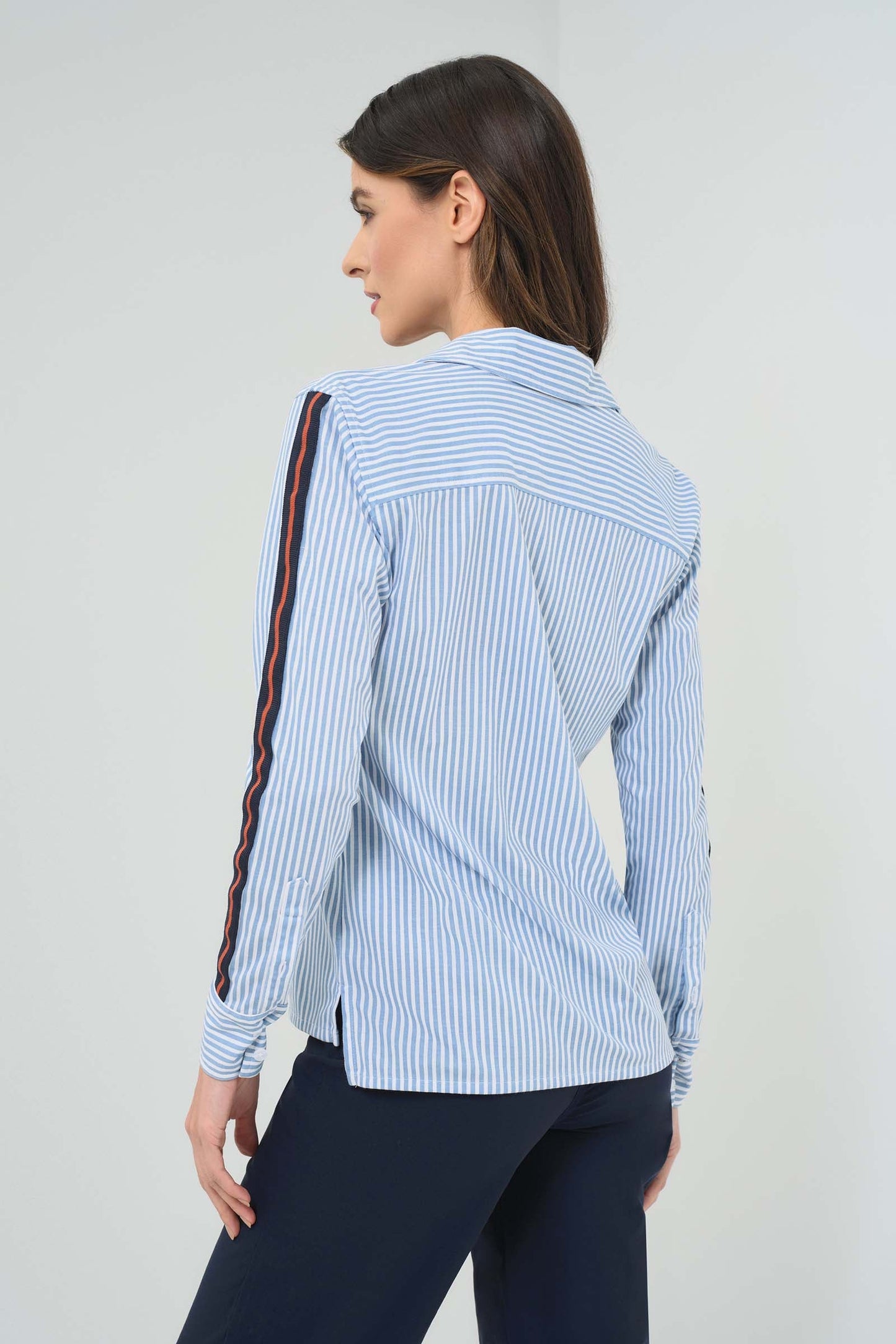 Dream Striped Button Down Top