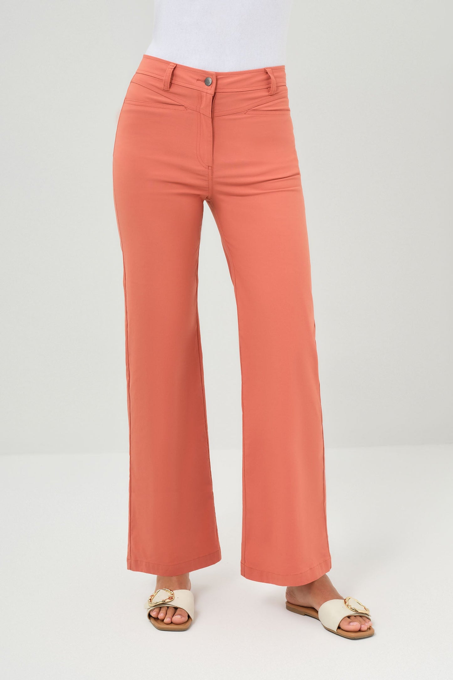 Greyson Mid-Weight Stretch Wide Leg Pant