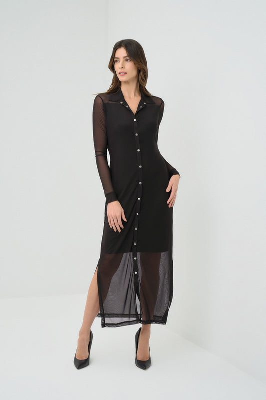 Colette Mesh Overlay Dress