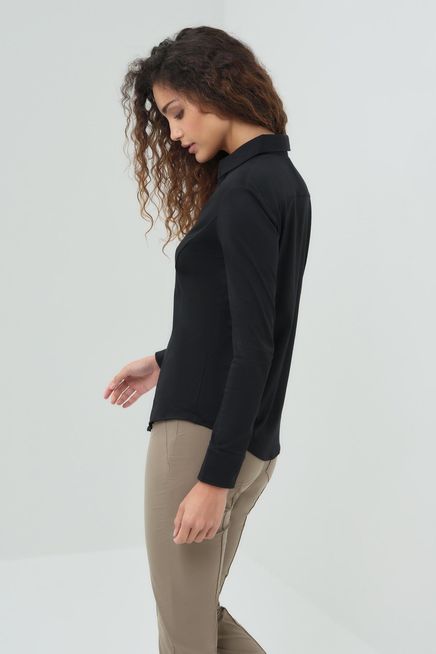 Nikki Longsleeve Pique Shirt